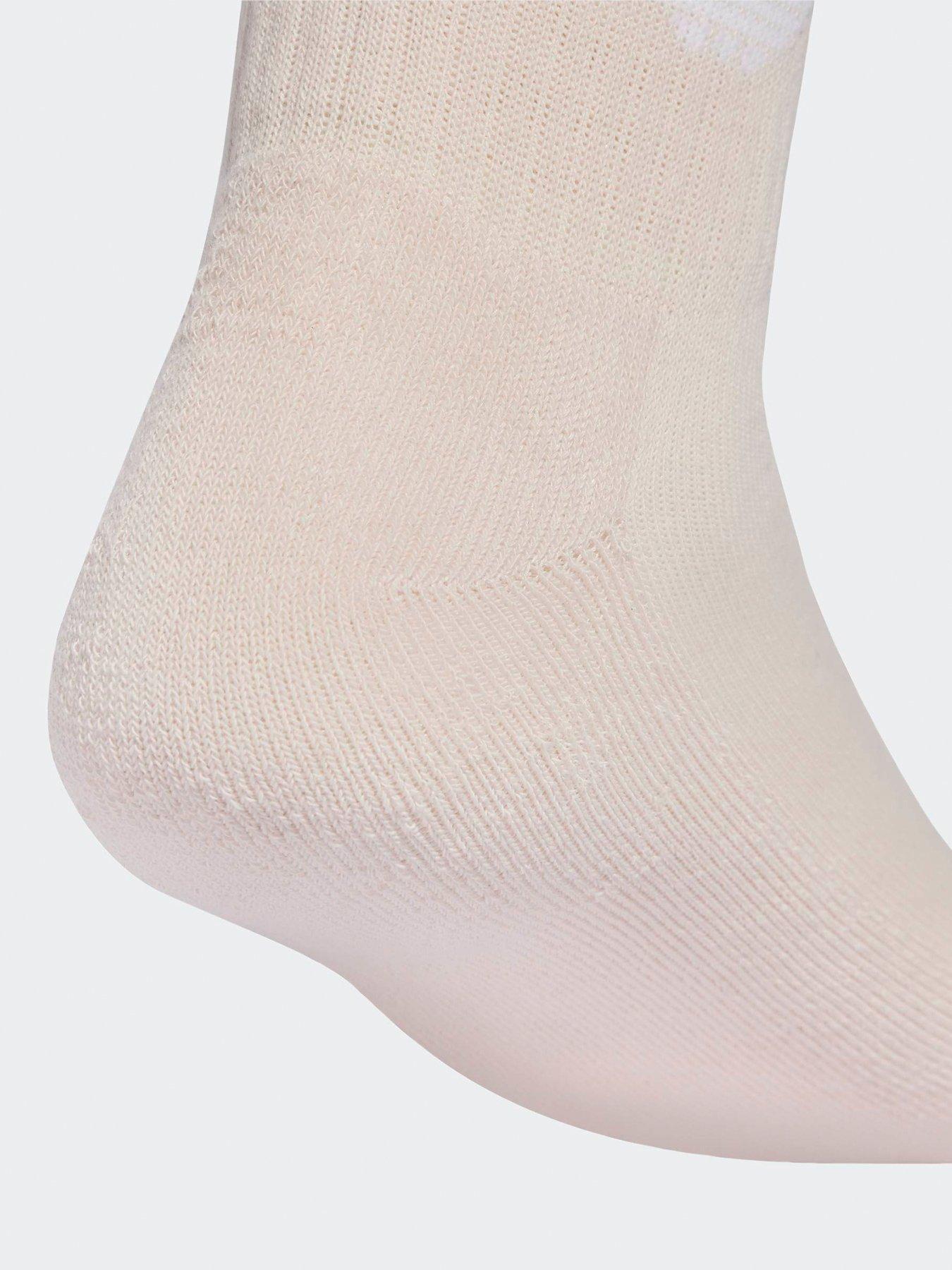 Image 4 of 4 of adidas Originals Womens Crew Socks 6 Pack - Cream/white