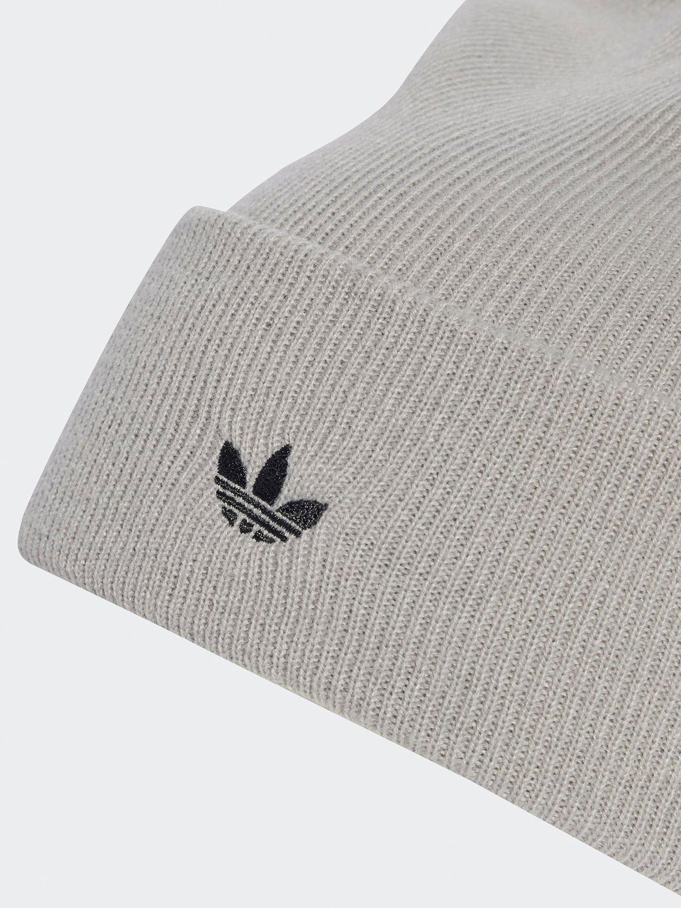 Image 3 of 4 of adidas Originals Unisex Adicolor Cuff Beanie - Grey