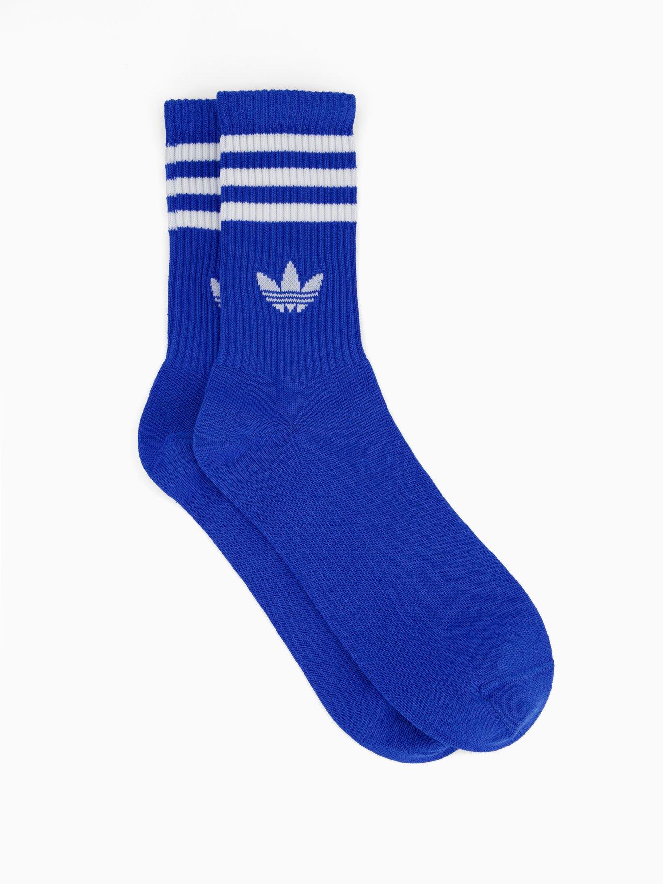 back image of adidas-originals-mens-3-stripe-crew-socks-3-pack-multi
