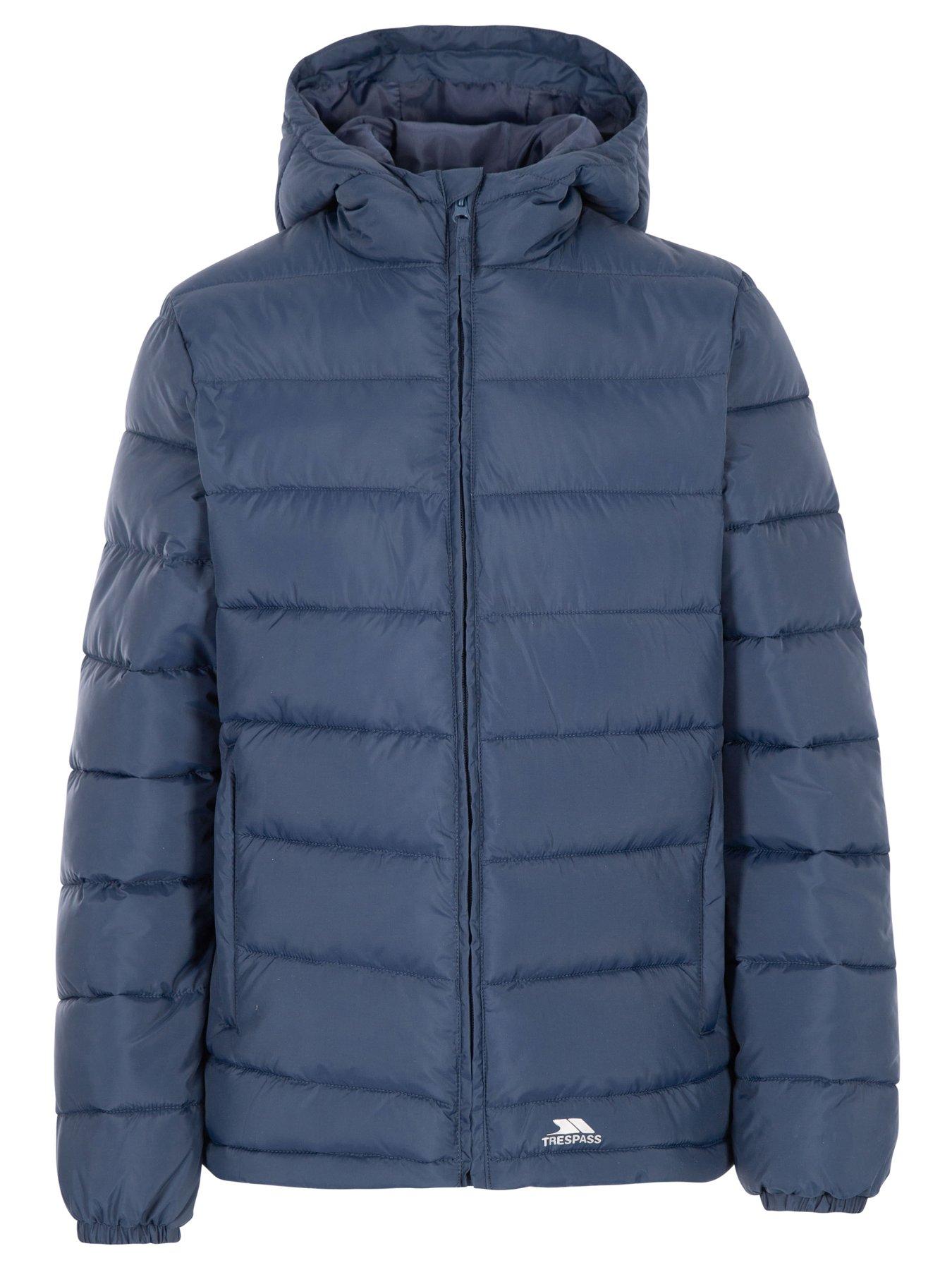  image of trespass-ladies-elegant-padded-jacket-navy