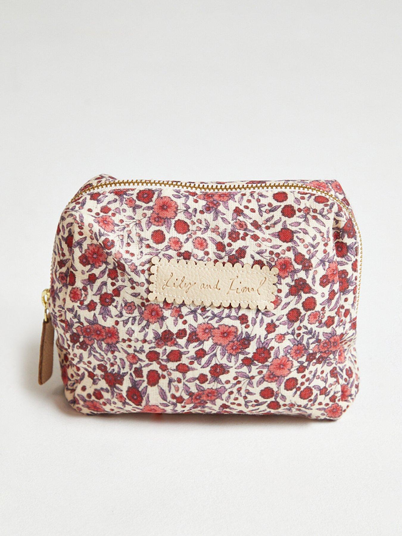 undefined Maya Aster Print Cosmetic Bag  - Pink