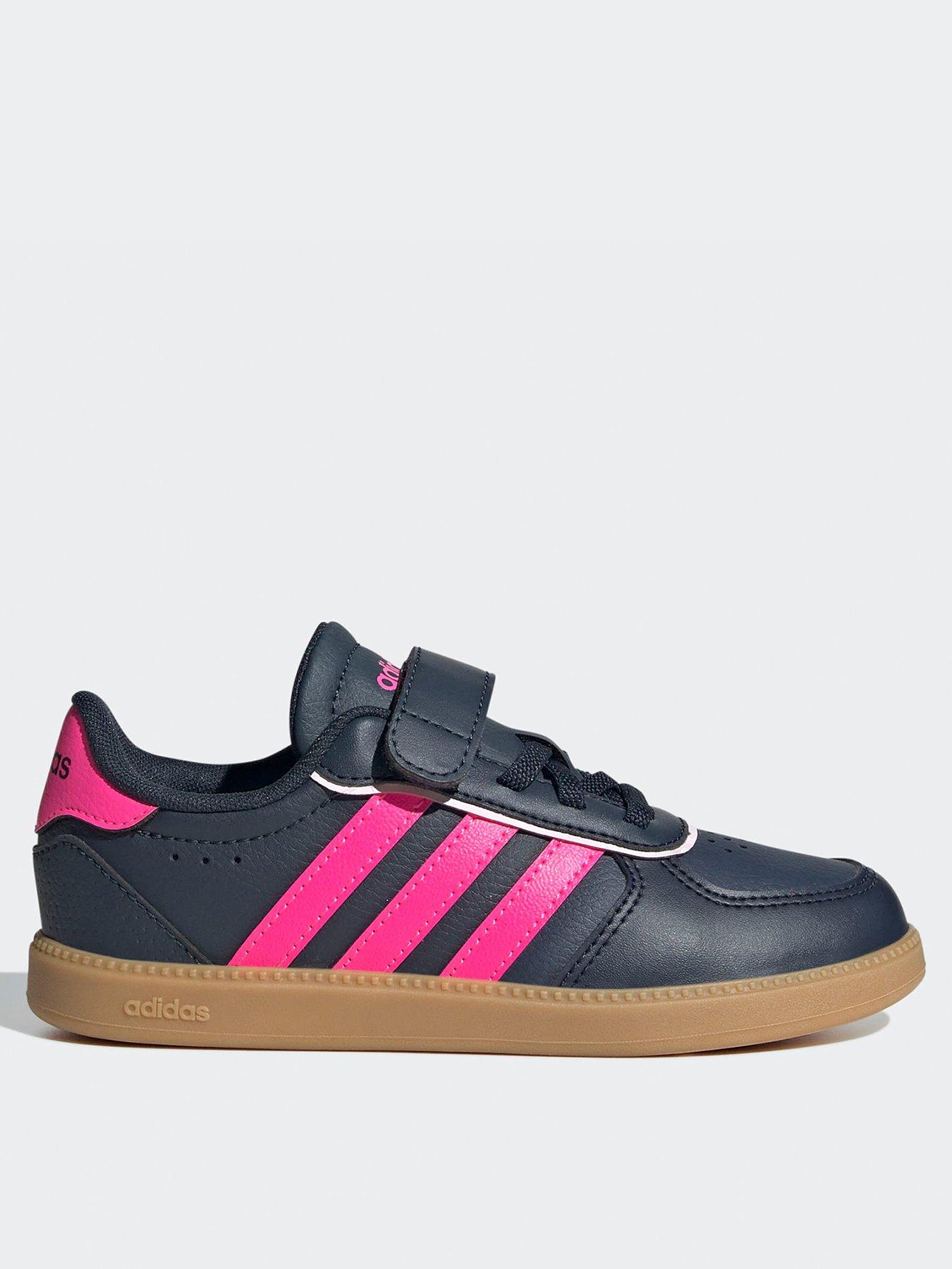 adidas-sportswear-kids-breaknet-sleek-el-c-trainers-midnight-pink