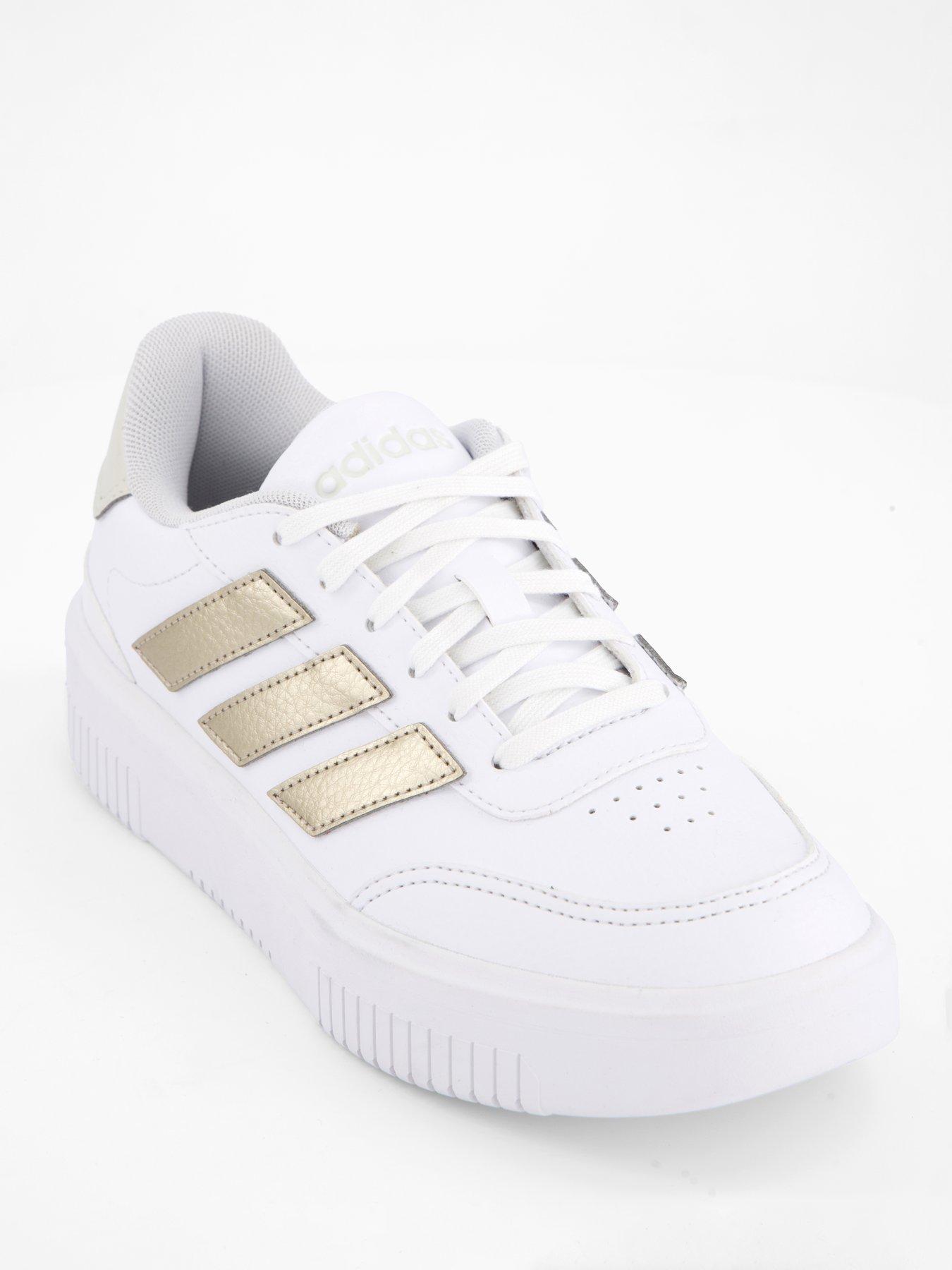 Image 6 of 7 of adidas Sportswear Women's Courtblock Bold Trainers - White