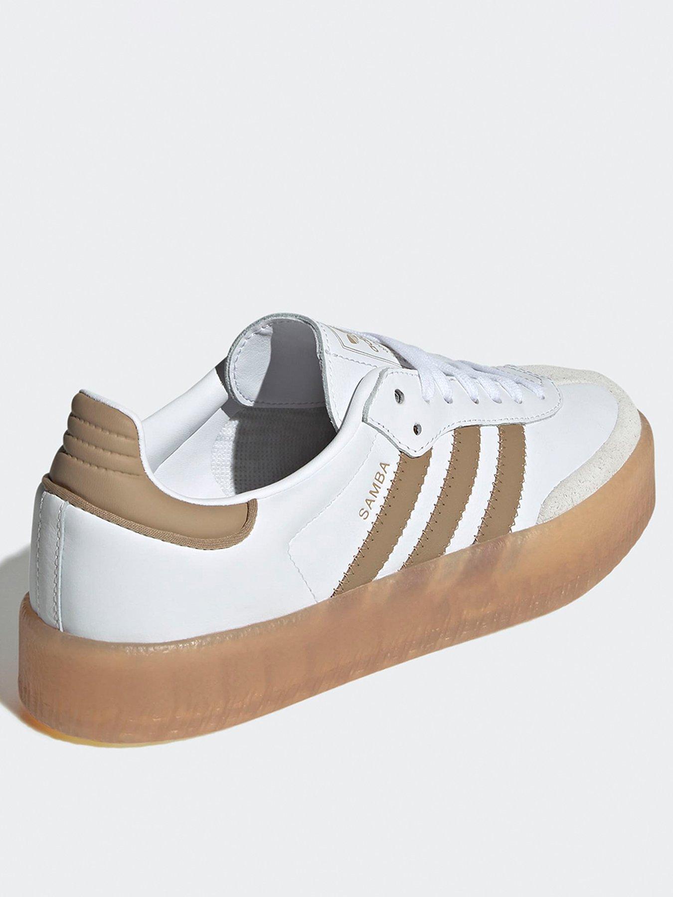 Image 4 of 6 of adidas Originals Women's Sambae Trainers - Brown/White