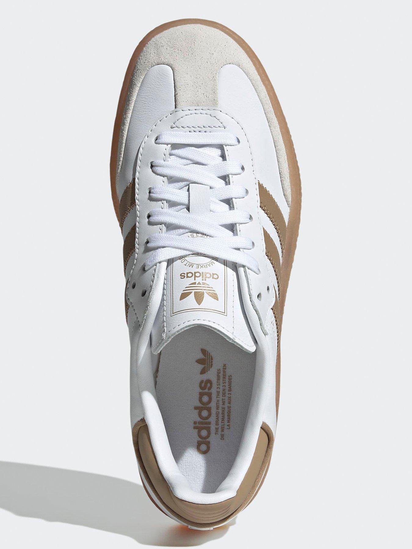 Image 5 of 6 of adidas Originals Women's Sambae Trainers - Brown/White