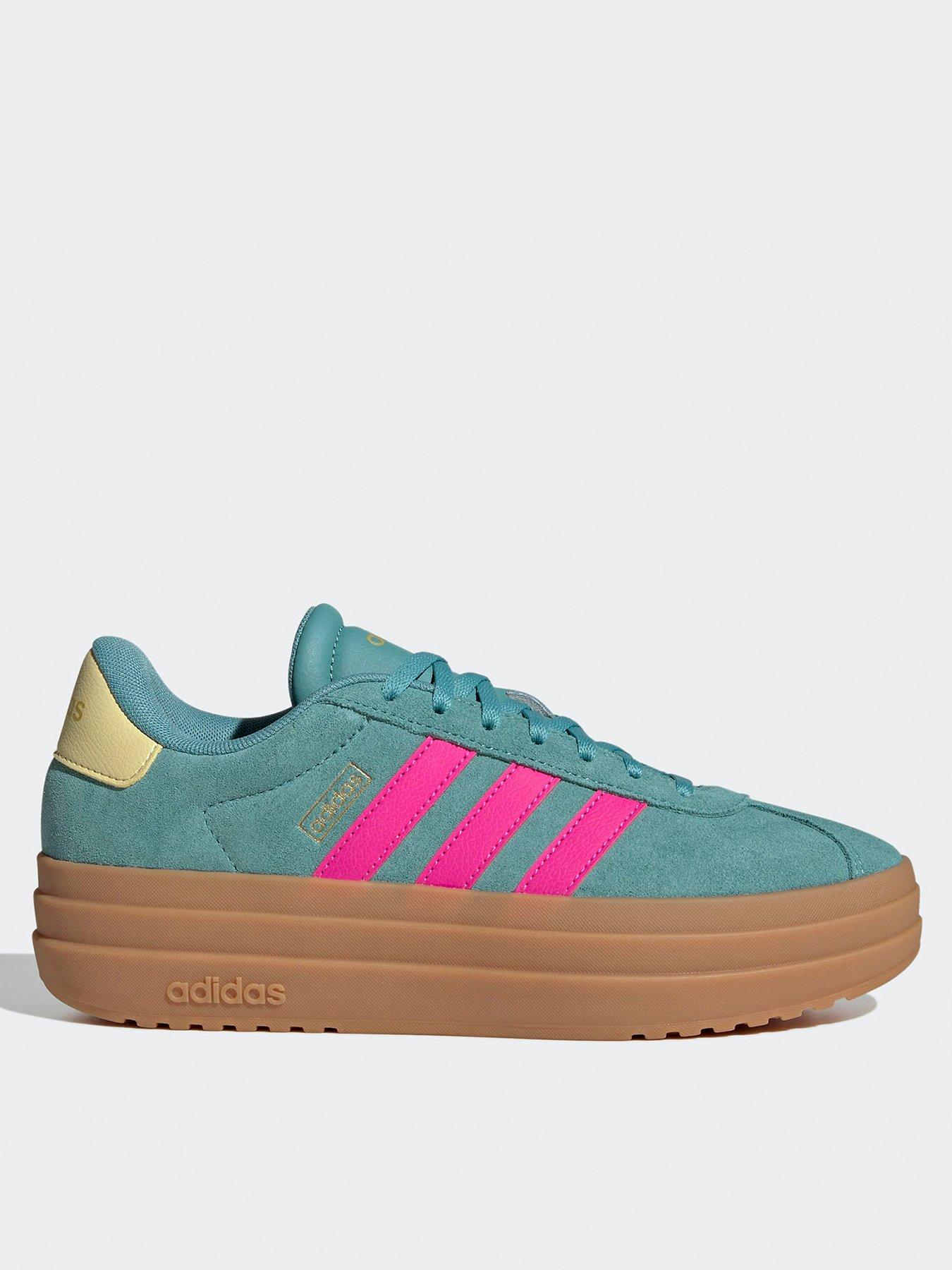 Image 1 of 6 of adidas Sportswear Women's Vl Court Bold Trainers - Green