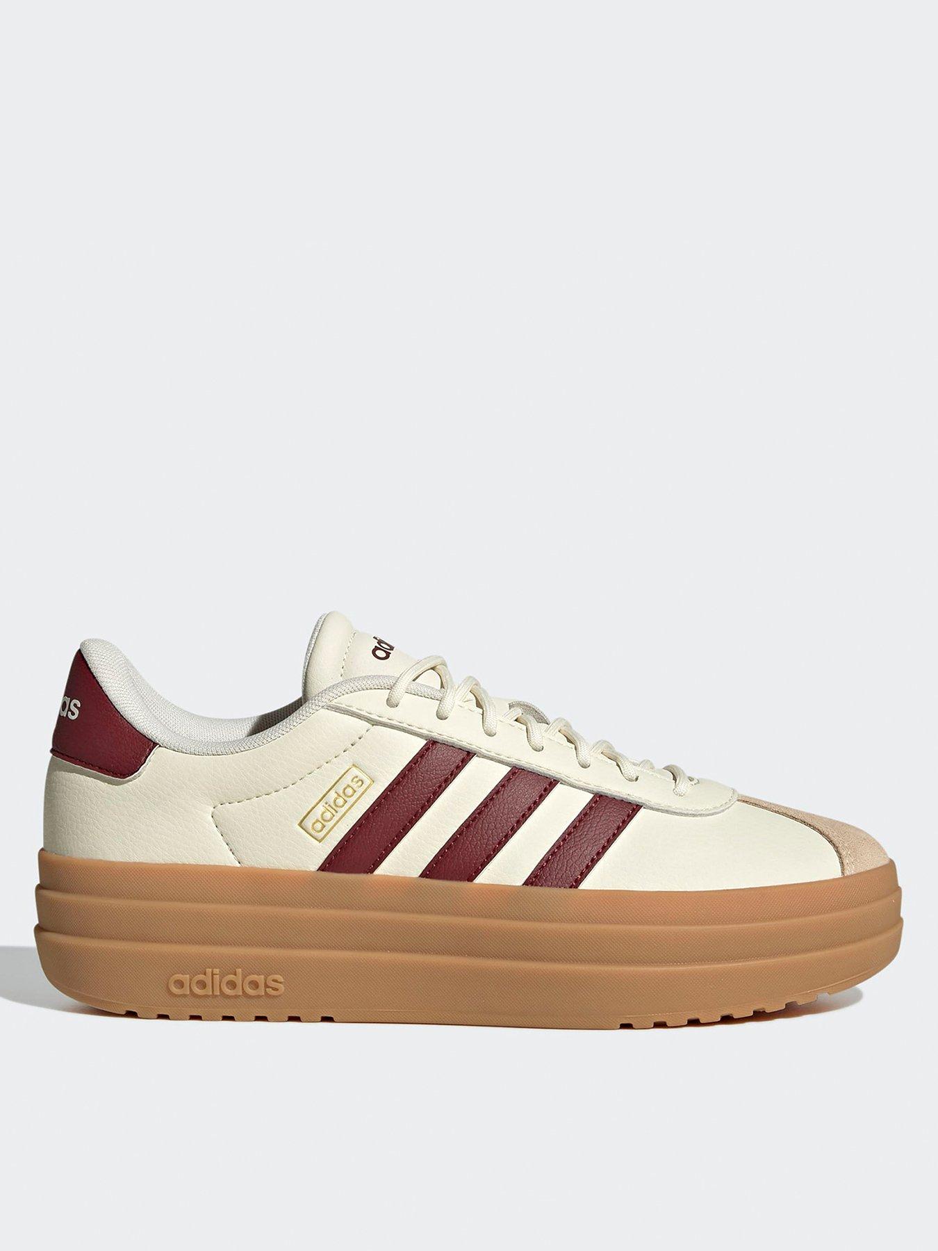 undefined Women's VL Court 3.0 Trainer - White/Burgundy