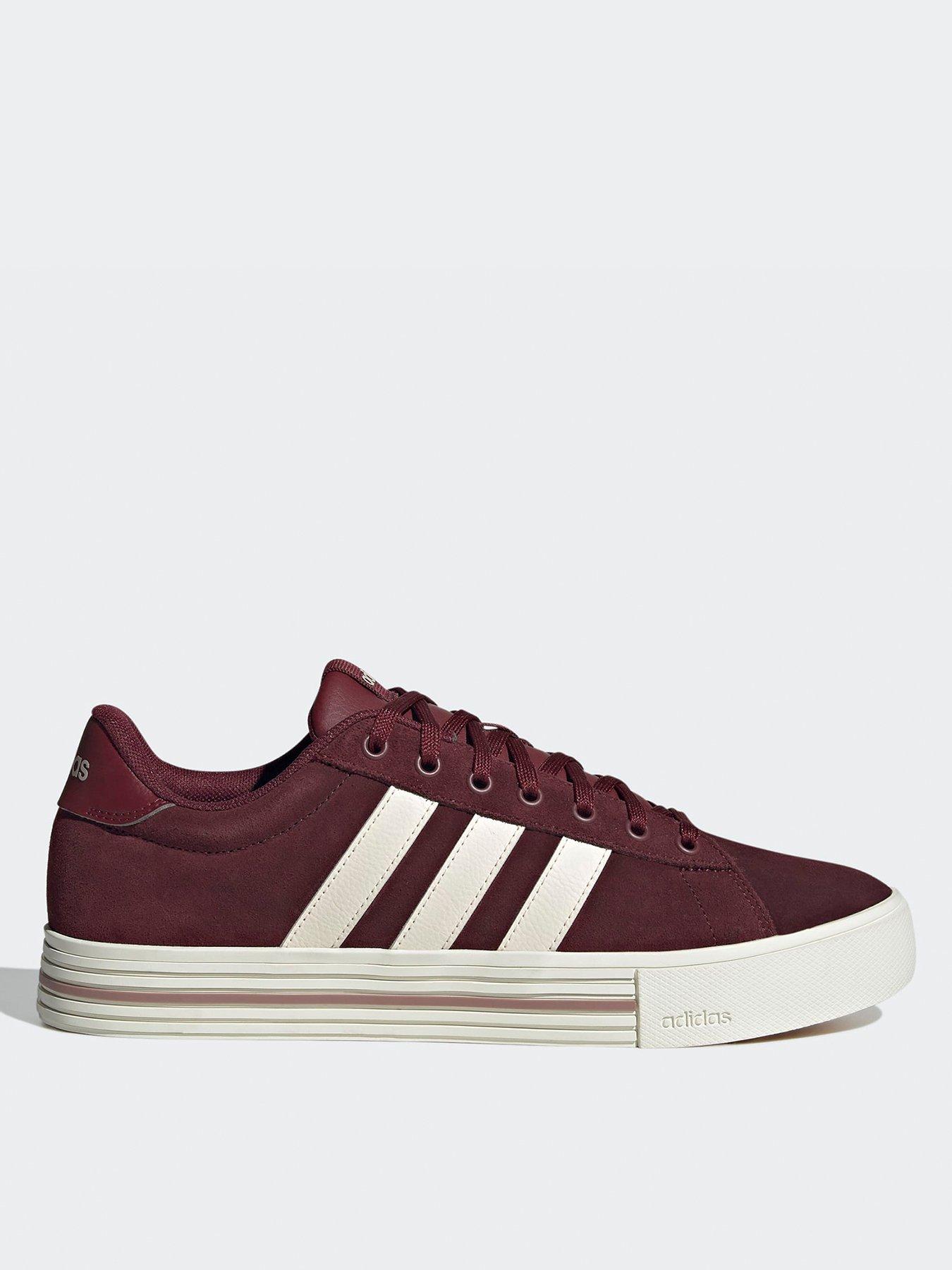 adidas-sportswear-mens-daily-40-trainers-dark-red