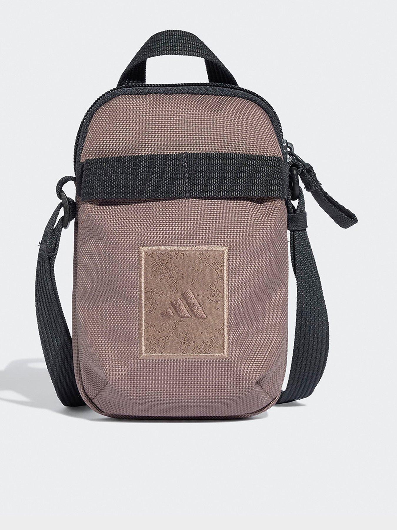  image of adidas-sportswear-mens-shoulder-bag-brown