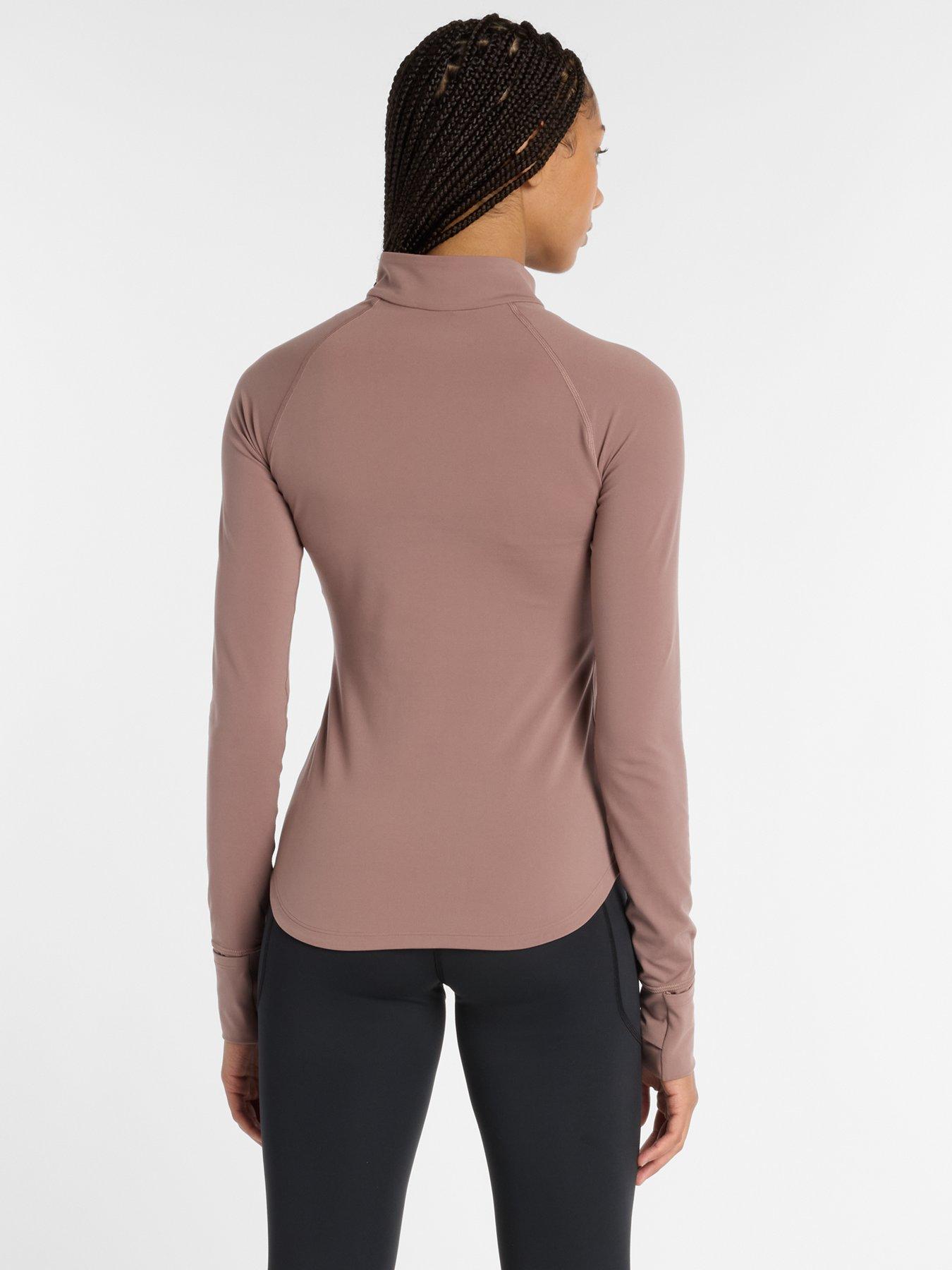 Image 2 of 6 of New Balance Womens Training Harmony Full Zip Jacket - Brown