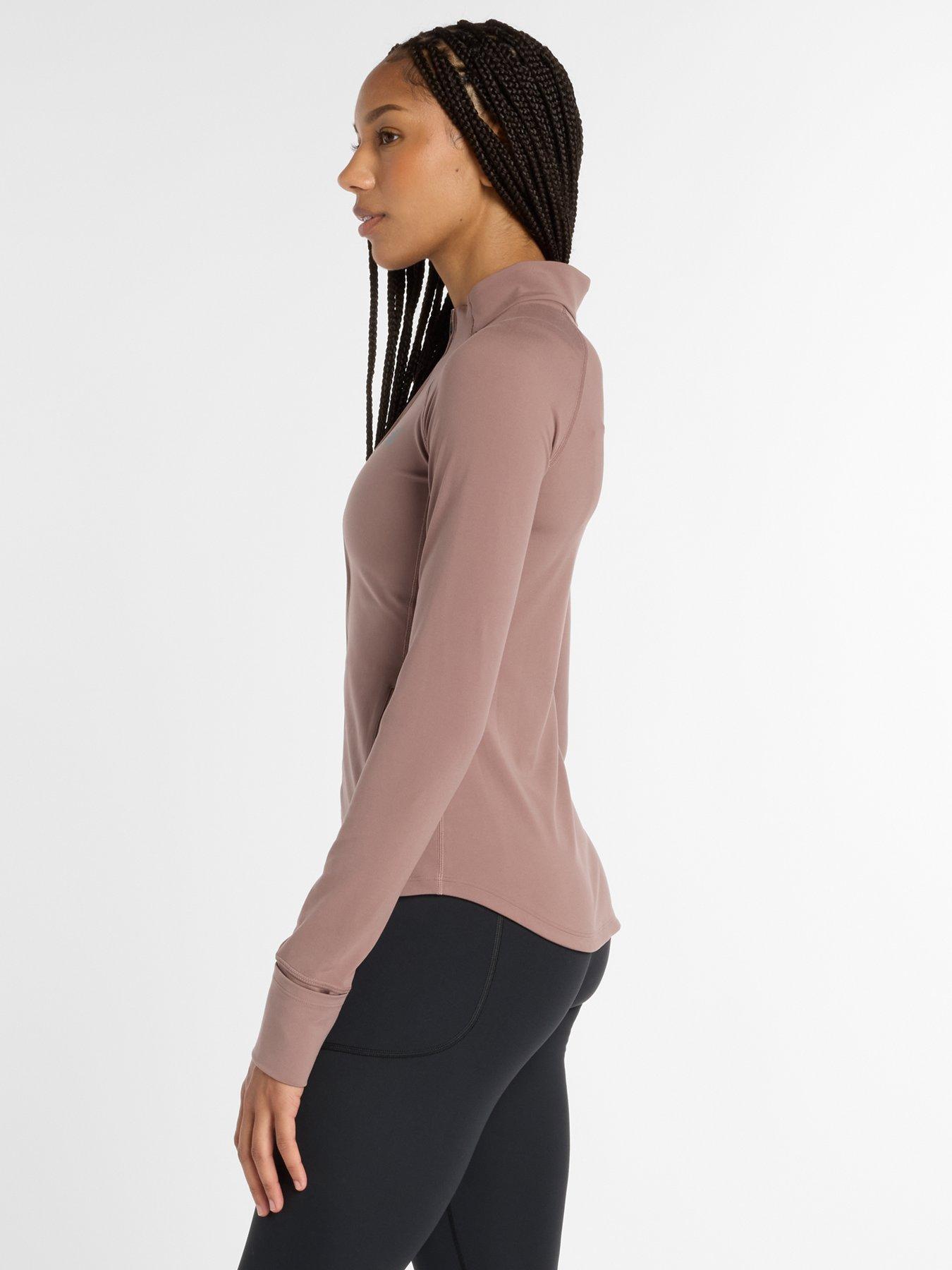 Image 4 of 6 of New Balance Womens Training Harmony Full Zip Jacket - Brown