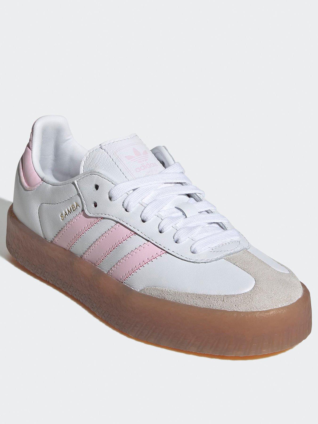 Image 2 of 7 of adidas Originals Junior Sambae Trainers - White