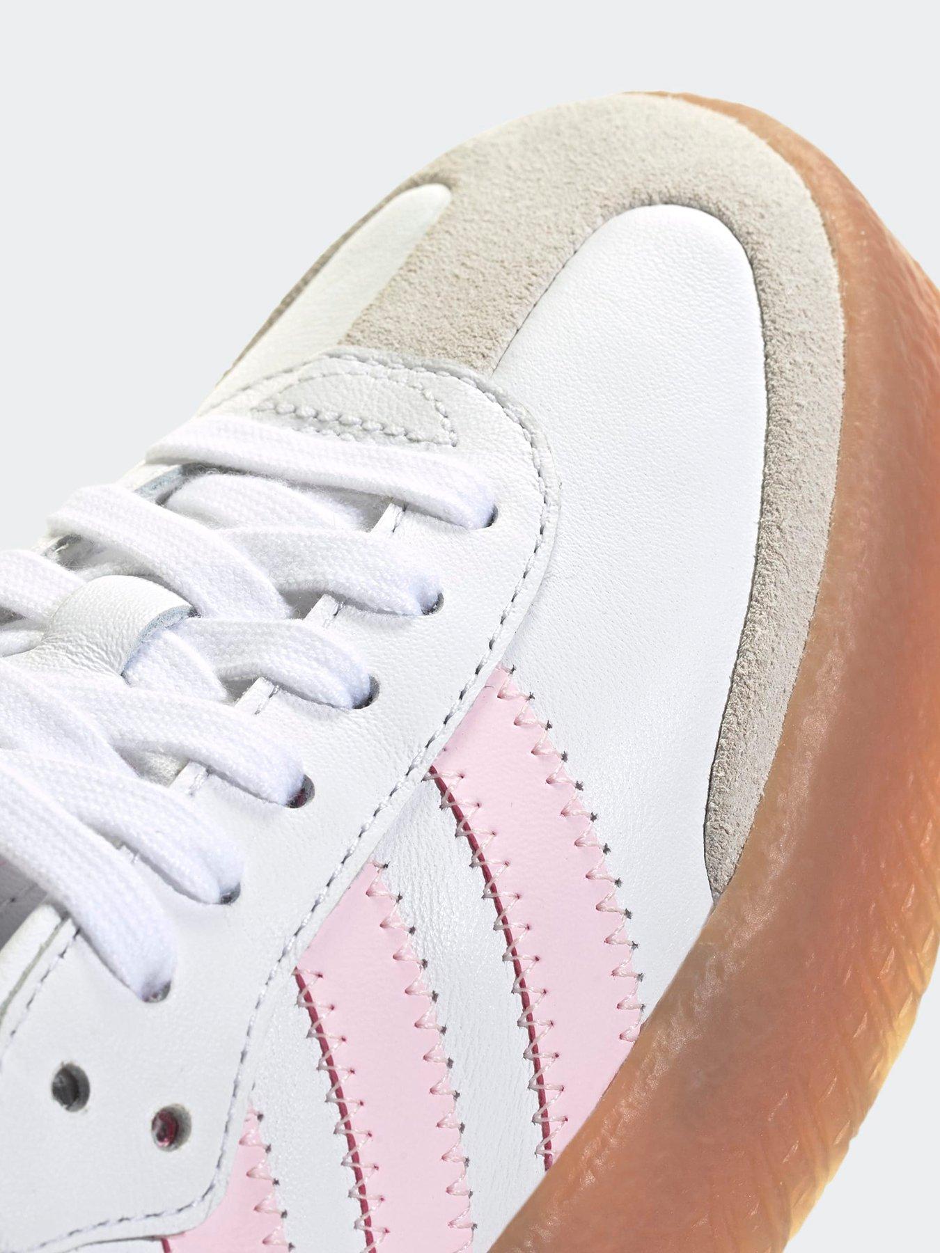Image 7 of 7 of adidas Originals Junior Sambae Trainers - White