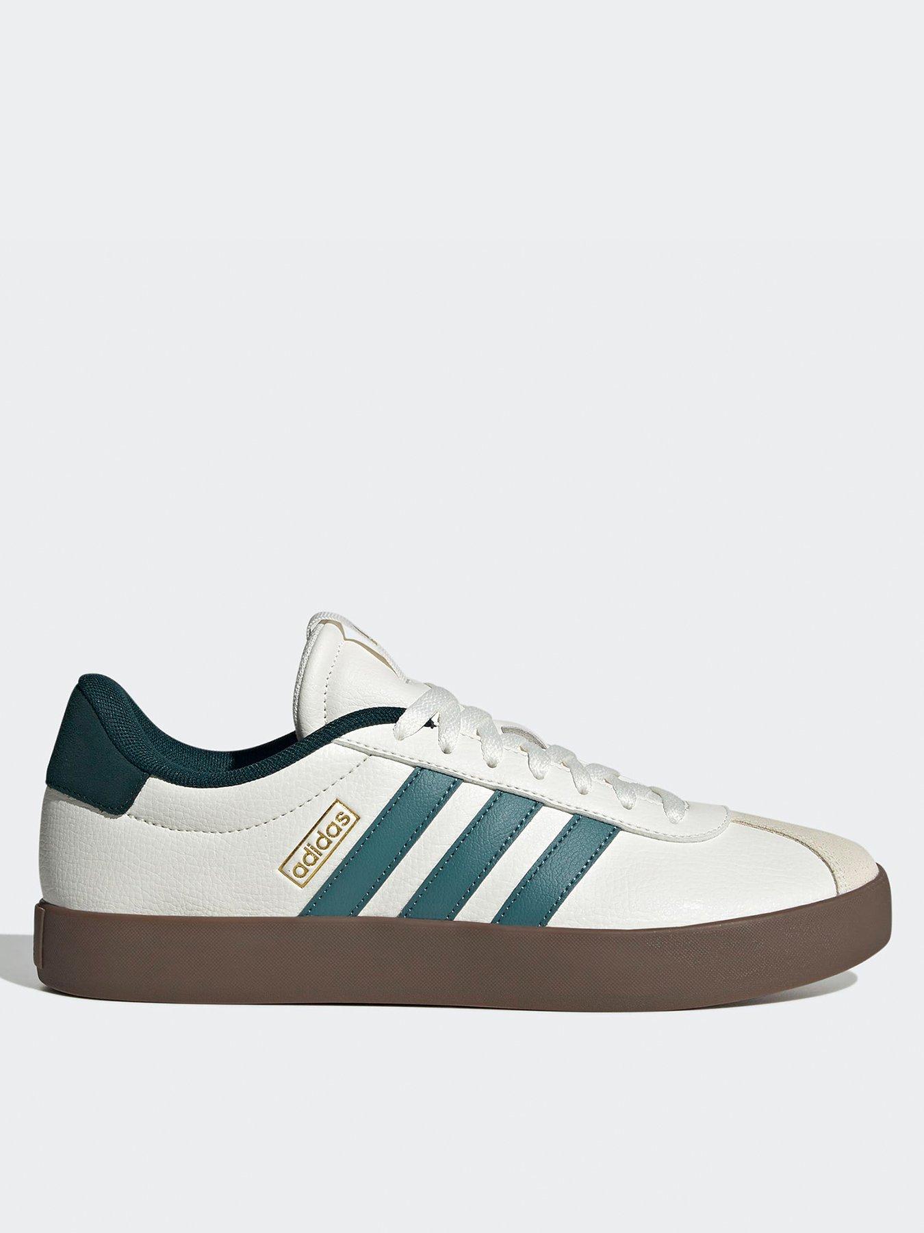 undefined Men's Vl Court 30 Trainers - White/Green