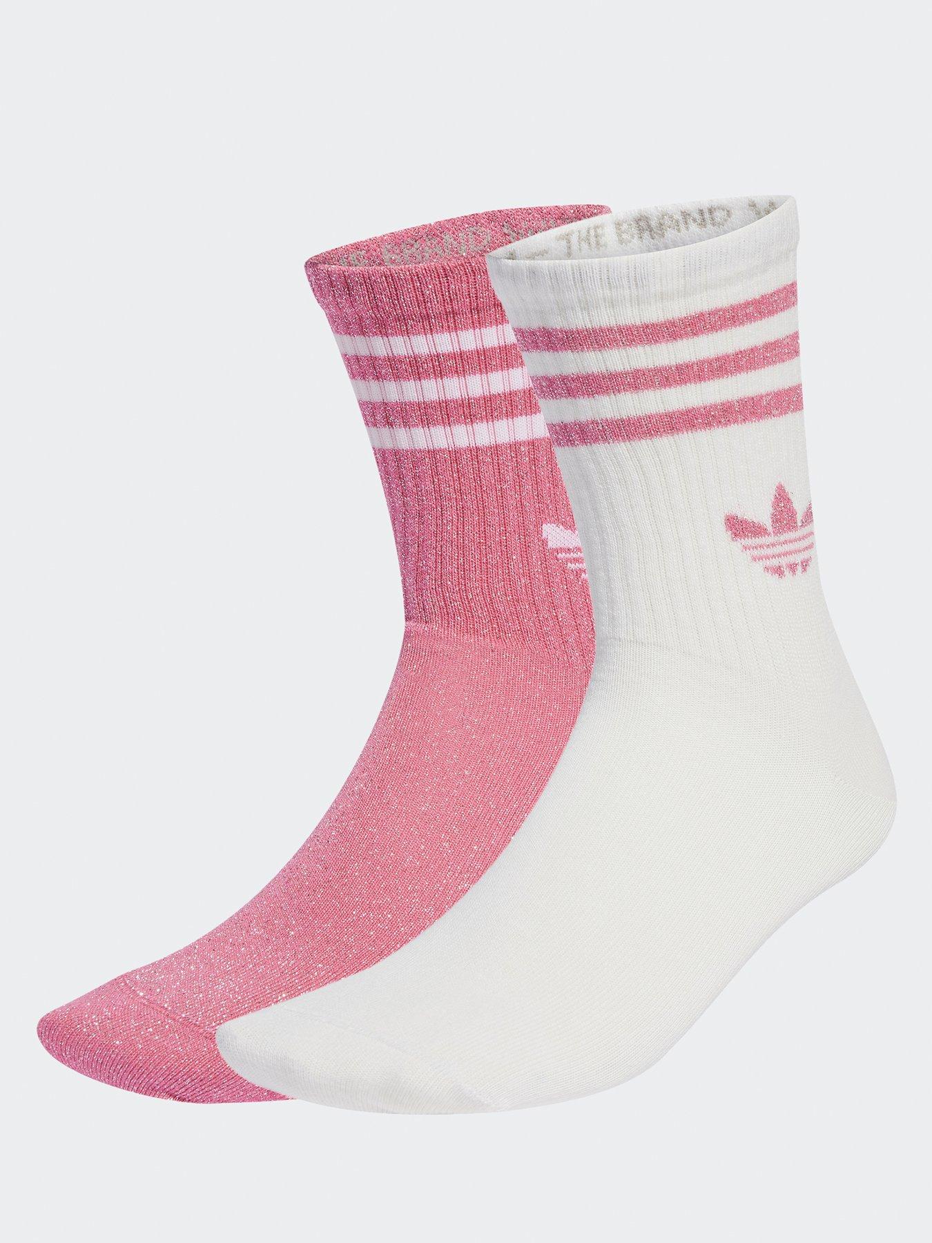 adidas-originals-womens-3-stripe-glitter-crew-socks-2-pack-pink