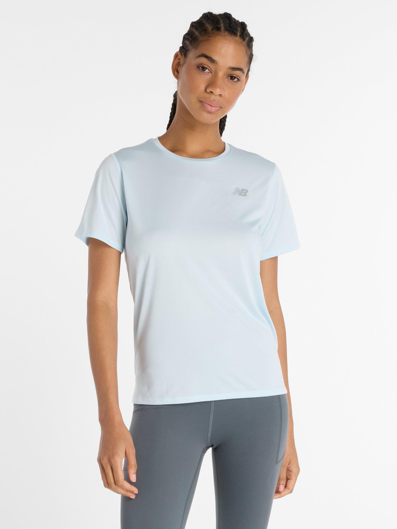 undefined Womens Running Essential T-Shirt - Blue