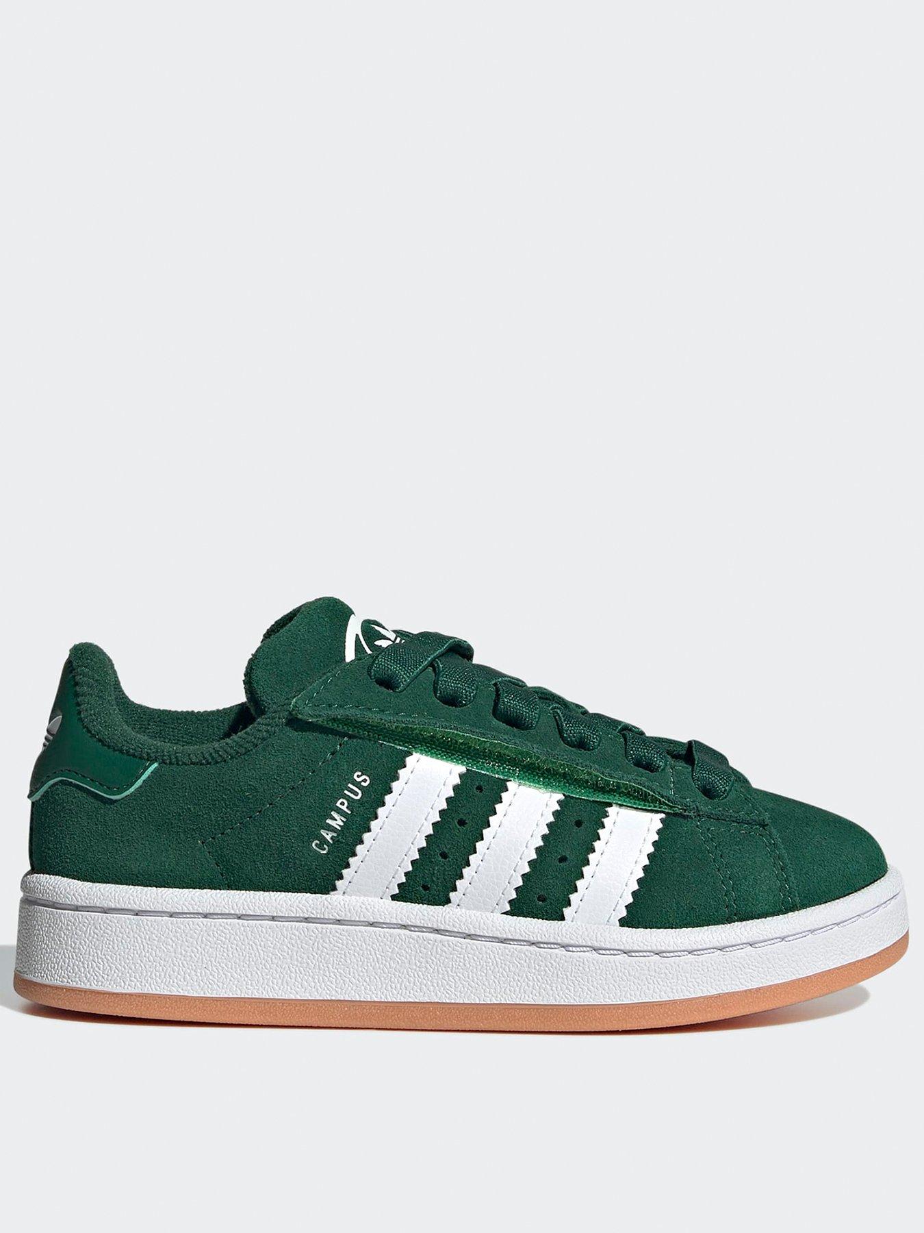 Image 1 of 7 of adidas Originals Kids Unisex Campus 00S Elastic Trainers - Green