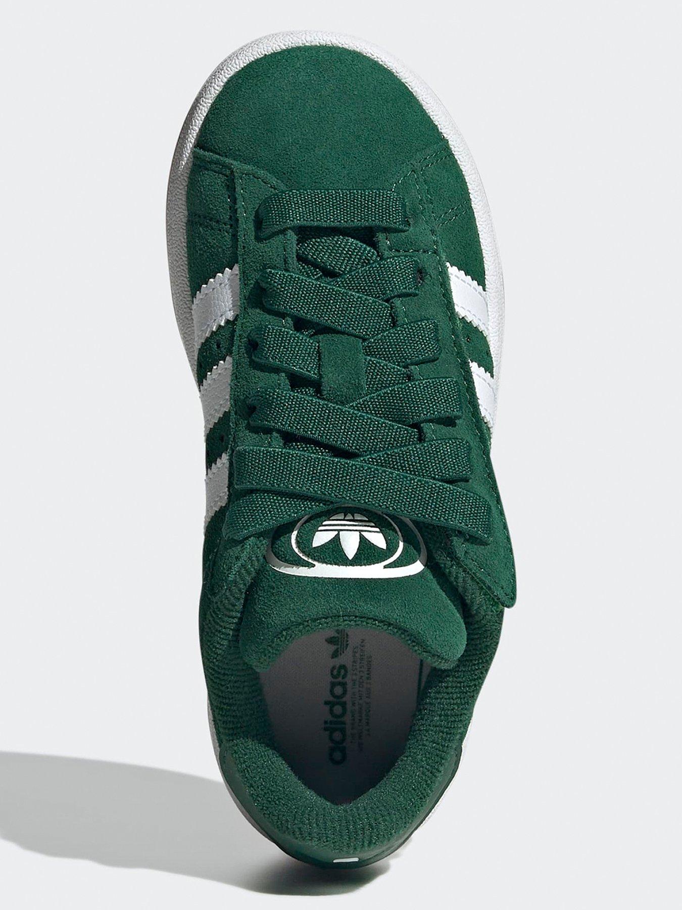 Image 4 of 7 of adidas Originals Kids Unisex Campus 00S Elastic Trainers - Green