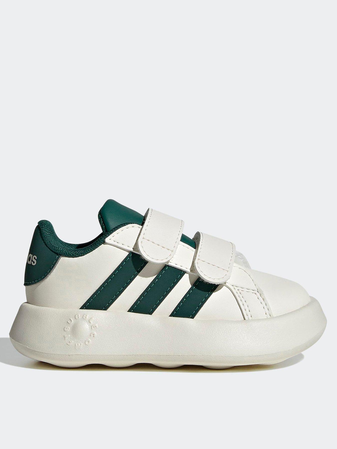 undefined Infant Grandourt 20 Velcro Trainers - Green/White