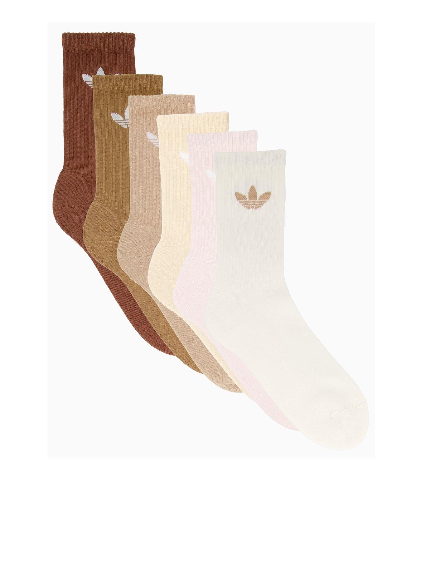 adidas-originals-unisex-trefoil-crew-sock-6-pack-beige