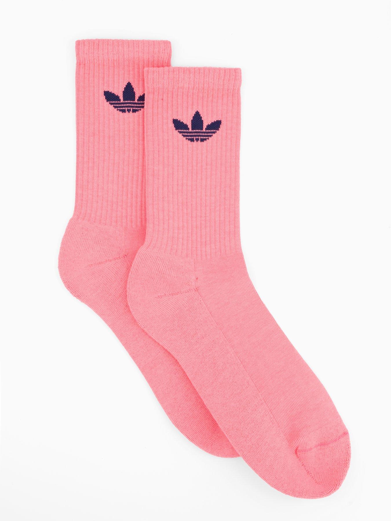 Image 2 of 3 of adidas Originals Unisex Trefoil Crew Sock 6 Pack - Multi
