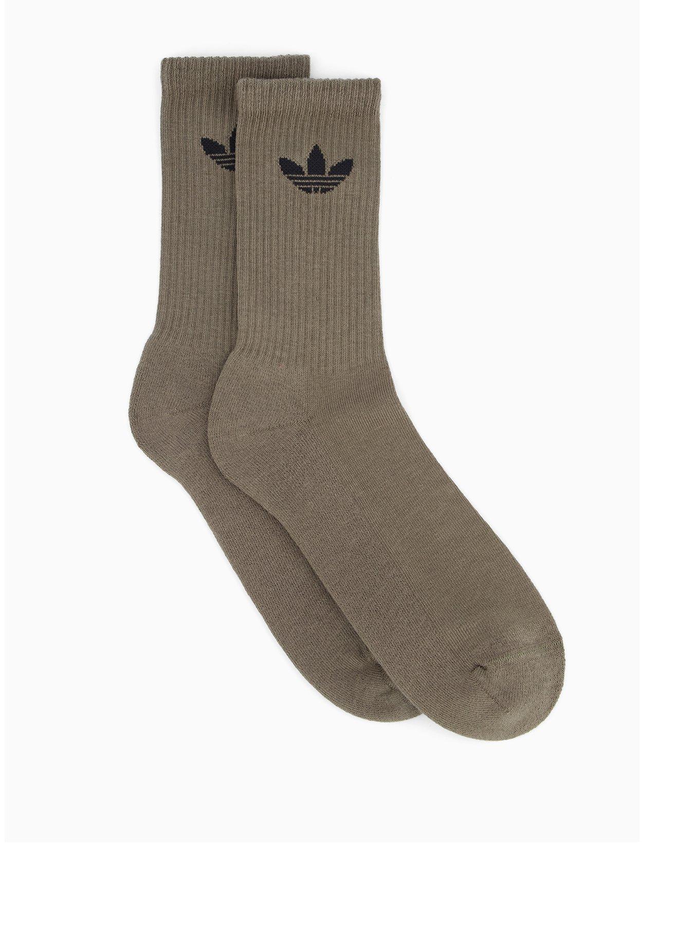 front image of adidas-originals-unisex-trefoil-crew-sock-6-pack-multi