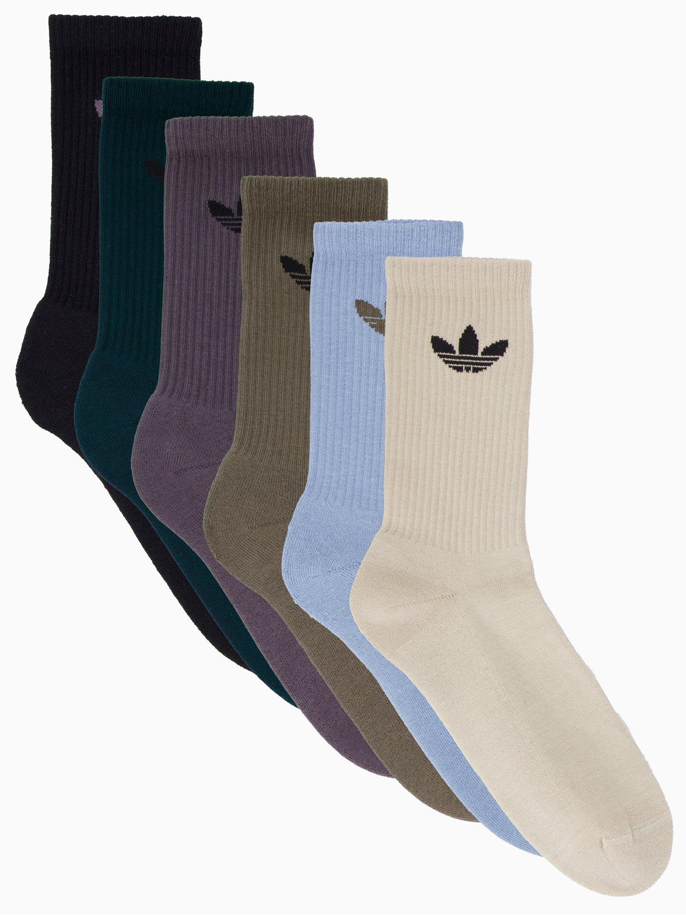 back image of adidas-originals-unisex-trefoil-crew-sock-6-pack-multi