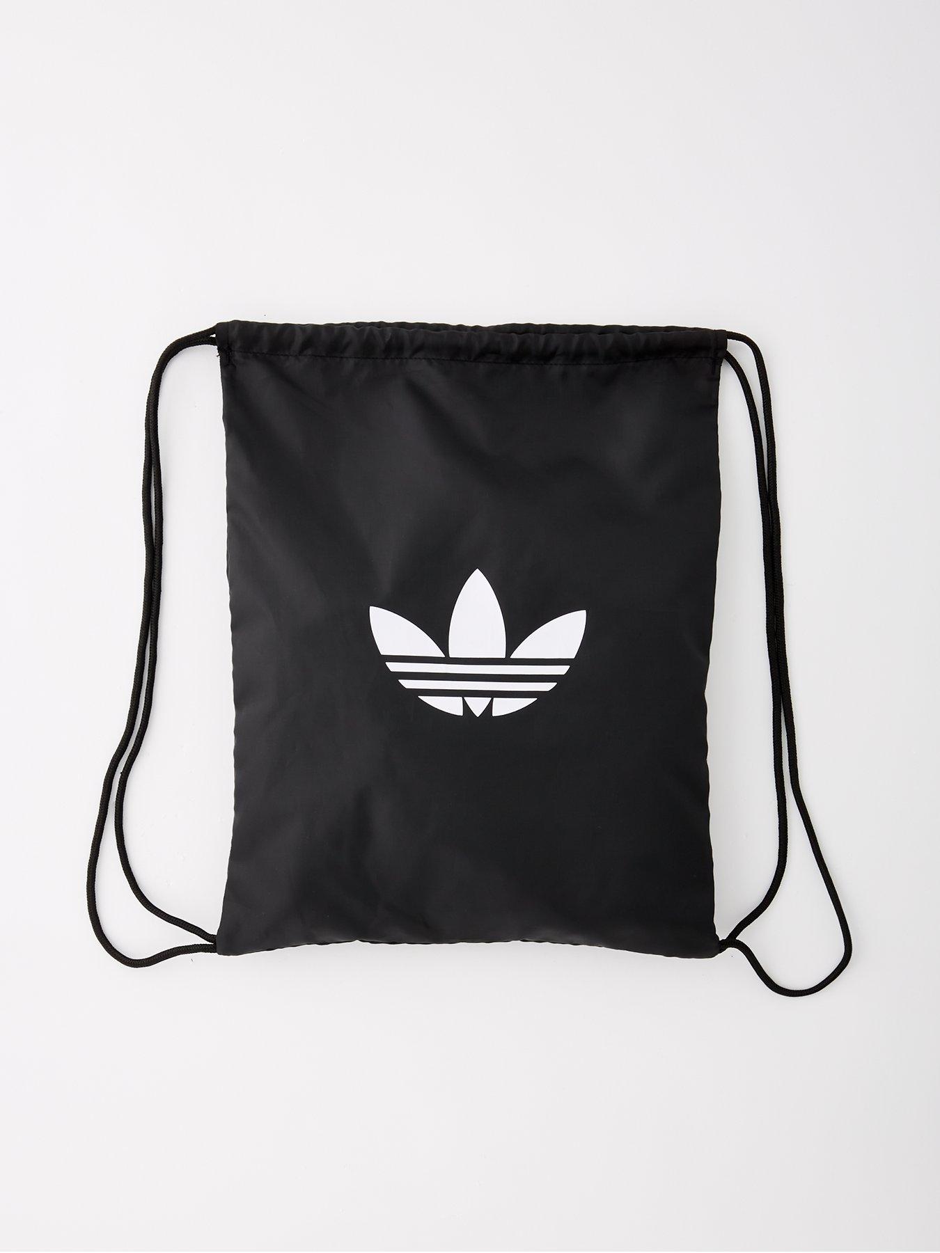 adidas Originals Unisex Adicolor Gym Sack - Black/white
