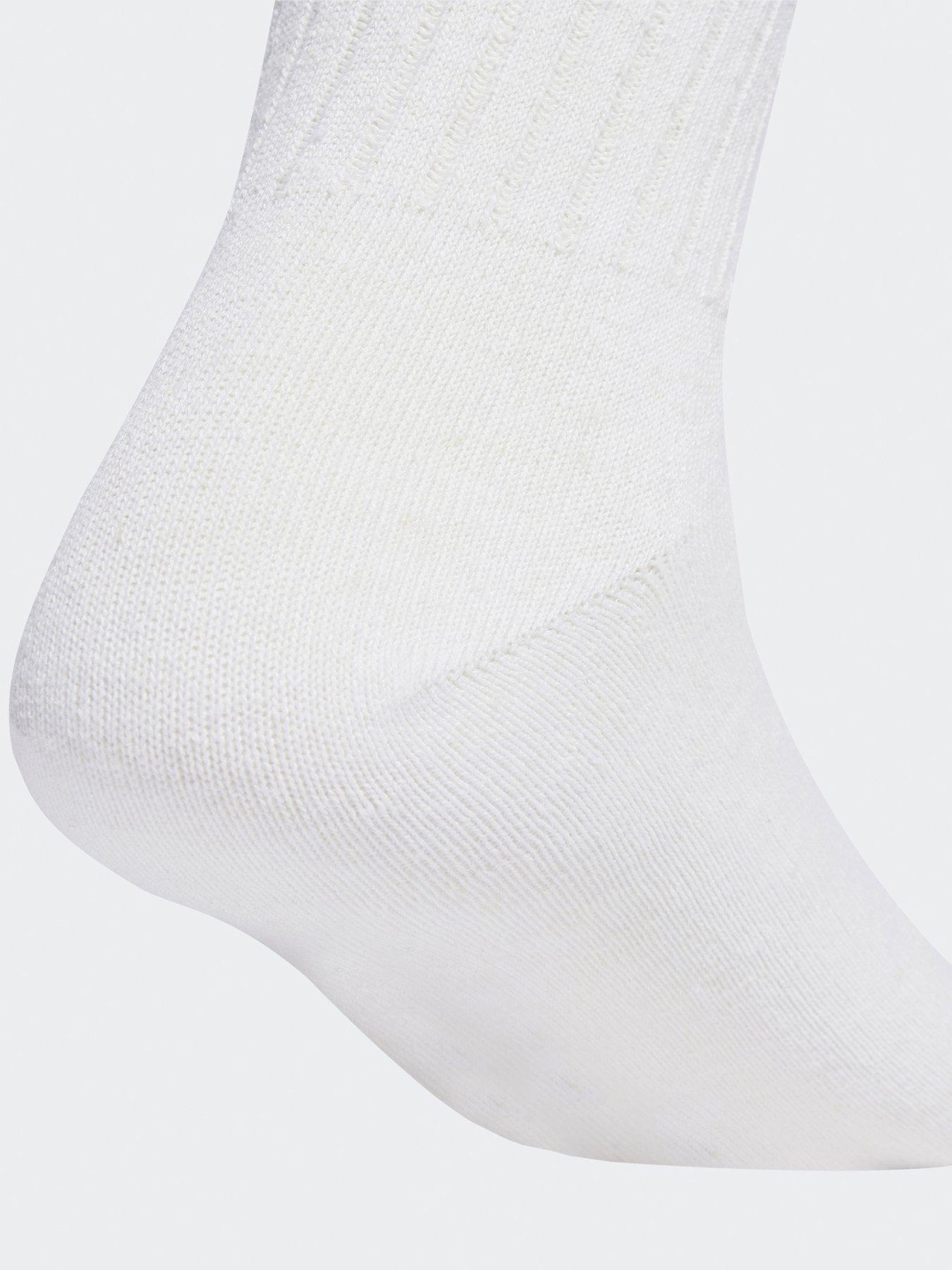  image of adidas-originals-unisex-3-stripe-crew-socks-2-pack-white