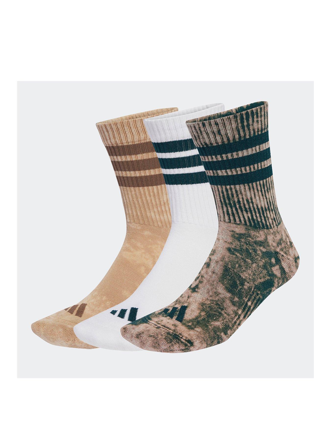 Image 1 of 4 of adidas Sportswear Stonewash Crew Socks 3 Pairs