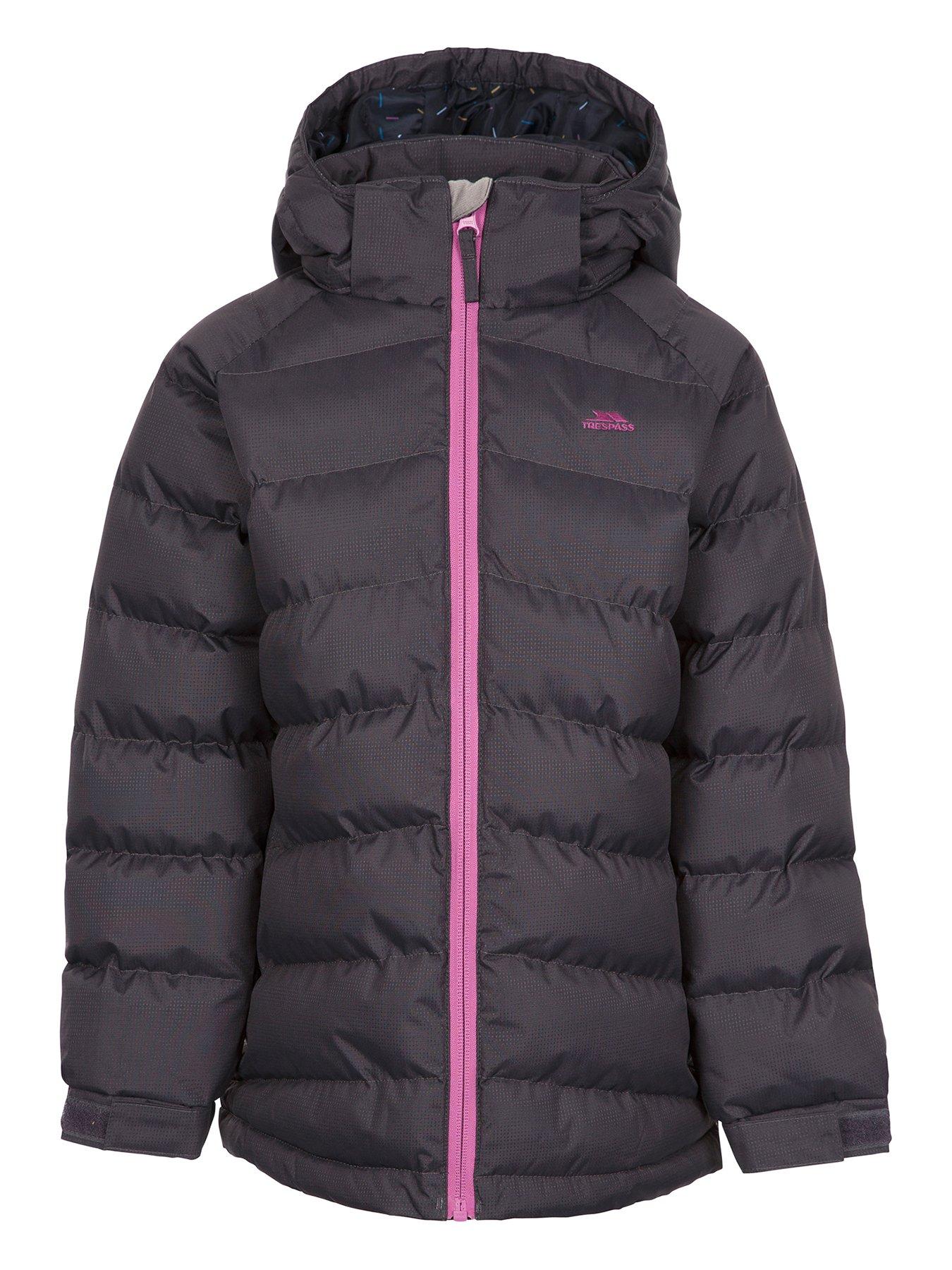 Trespass Girls Amira Casual Jacket - Dark Grey