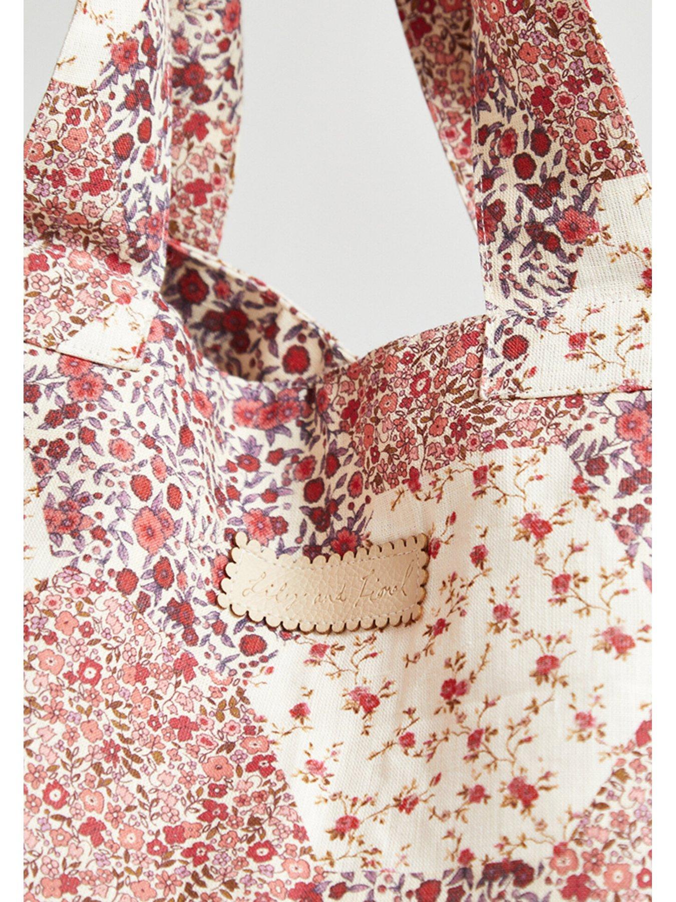  image of lily-lionel-tara-patchwork-tote-bag-pink
