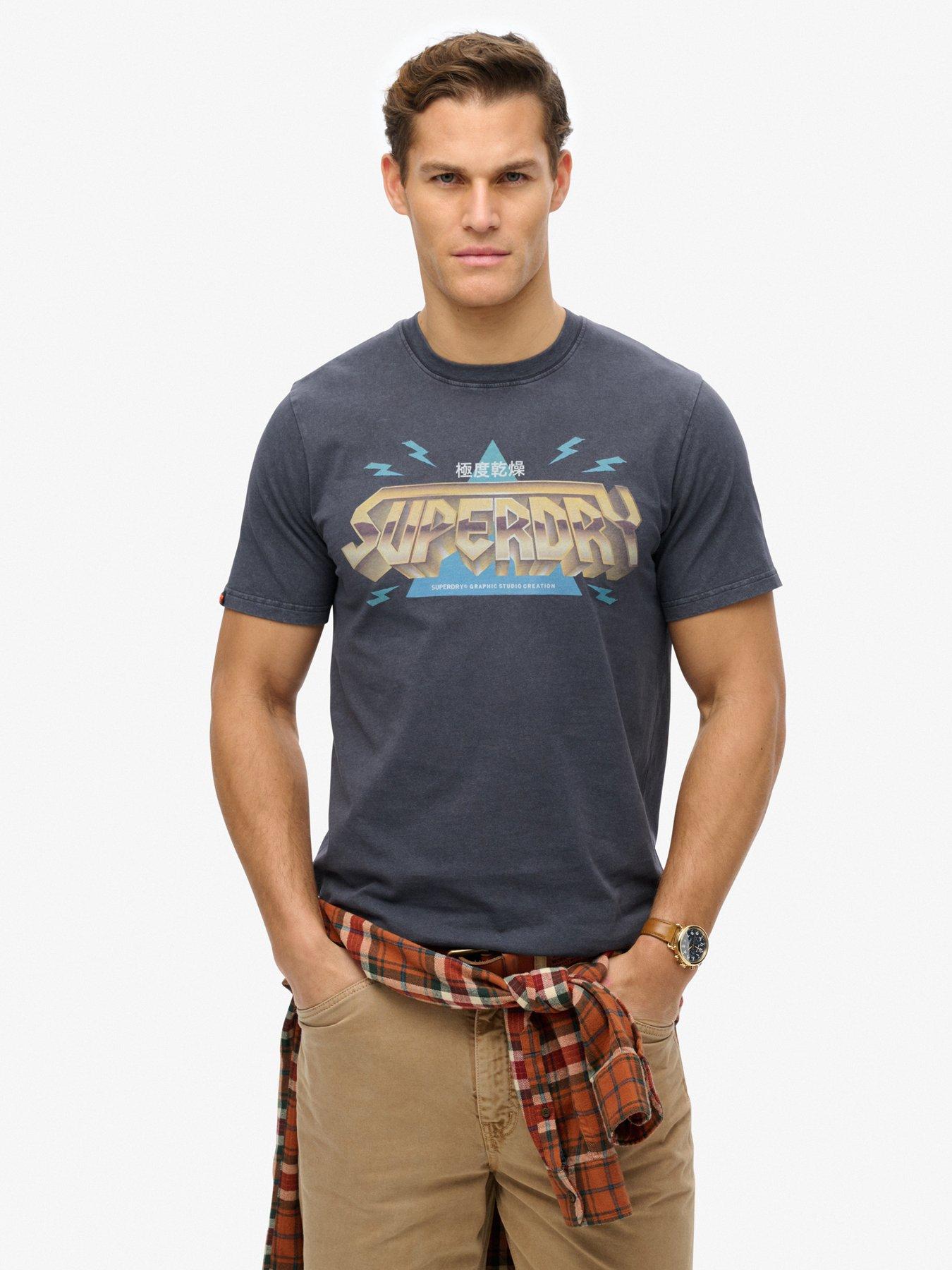 undefined Rock Band Logo Relaxed Fit T-Shirt - Black