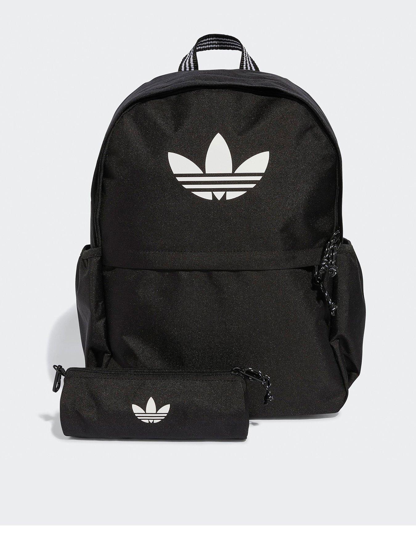 front image of adidas-originals-kids-backpack-pencil-case-blackwhite