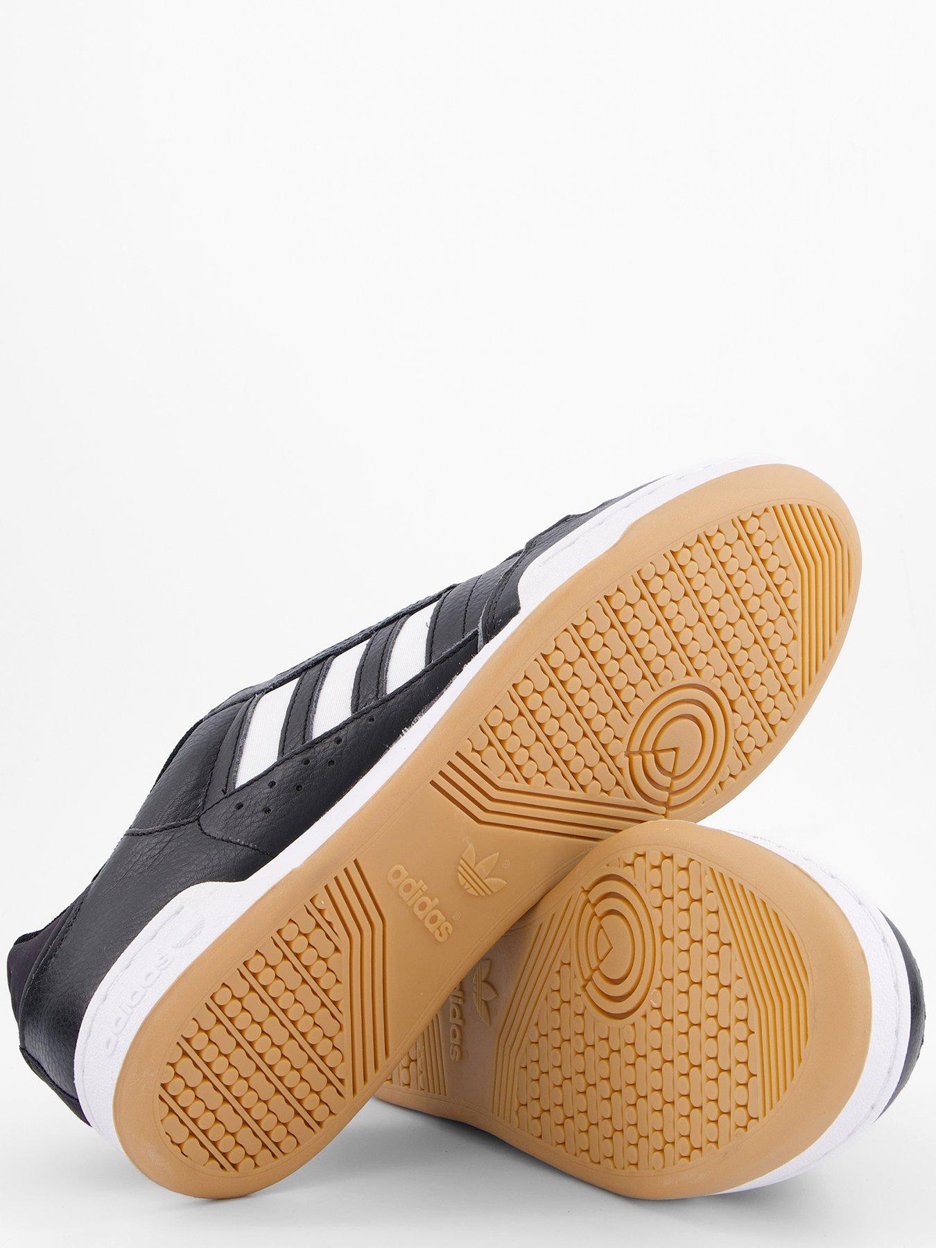 Image 4 of 7 of adidas Originals Men's Continental 80 Stripes Trainers - Black
