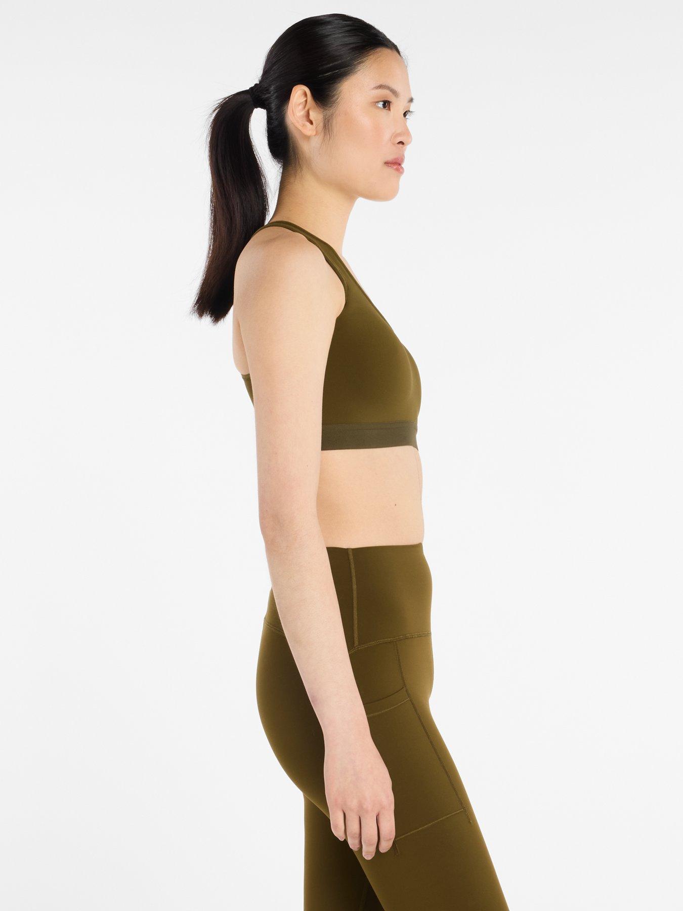  image of new-balance-womens-running-essential-high-support-sports-bra-brown