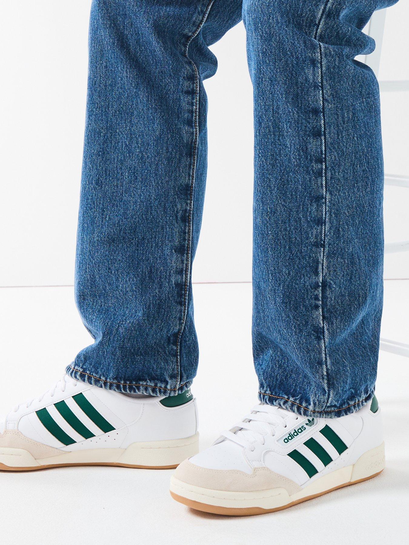 undefined Men's Continental 80 Stripes Trainers - White