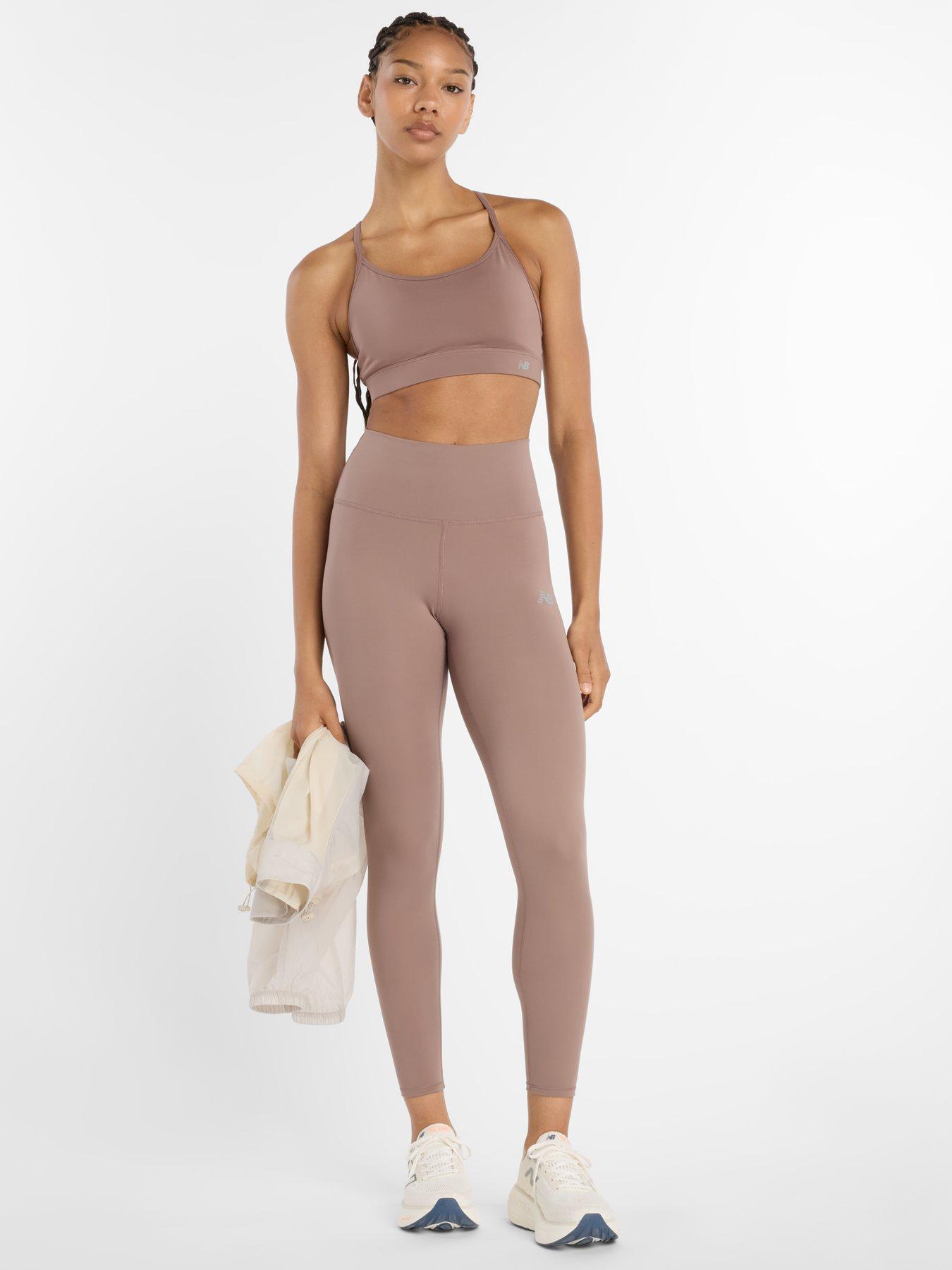 Image 3 of 6 of New Balance Womens Training Harmony 25Inch High Rise Tights - Brown