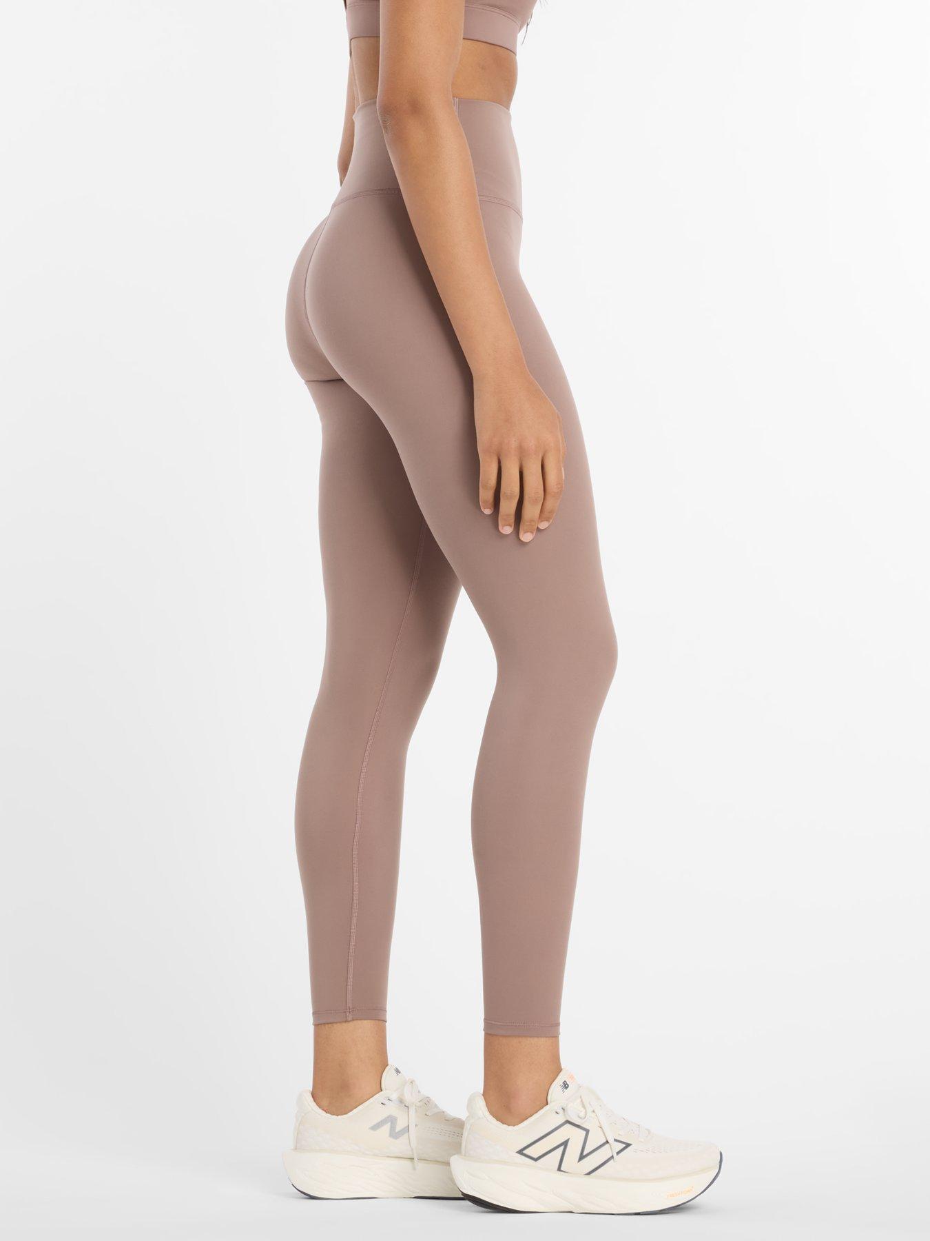 Image 4 of 6 of New Balance Womens Training Harmony 25Inch High Rise Tights - Brown