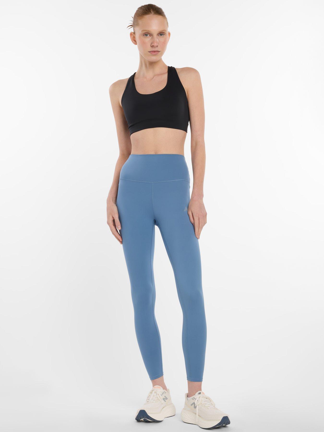 Image 3 of 6 of New Balance Womens Training Harmony 25Inch High Rise Tights - Blue