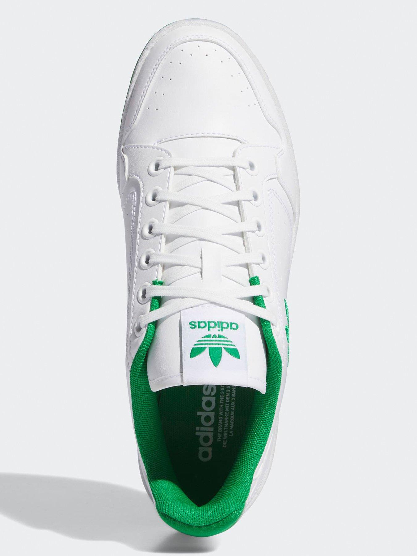  image of adidas-originals-mens-ny-90-trainers-whitegreen
