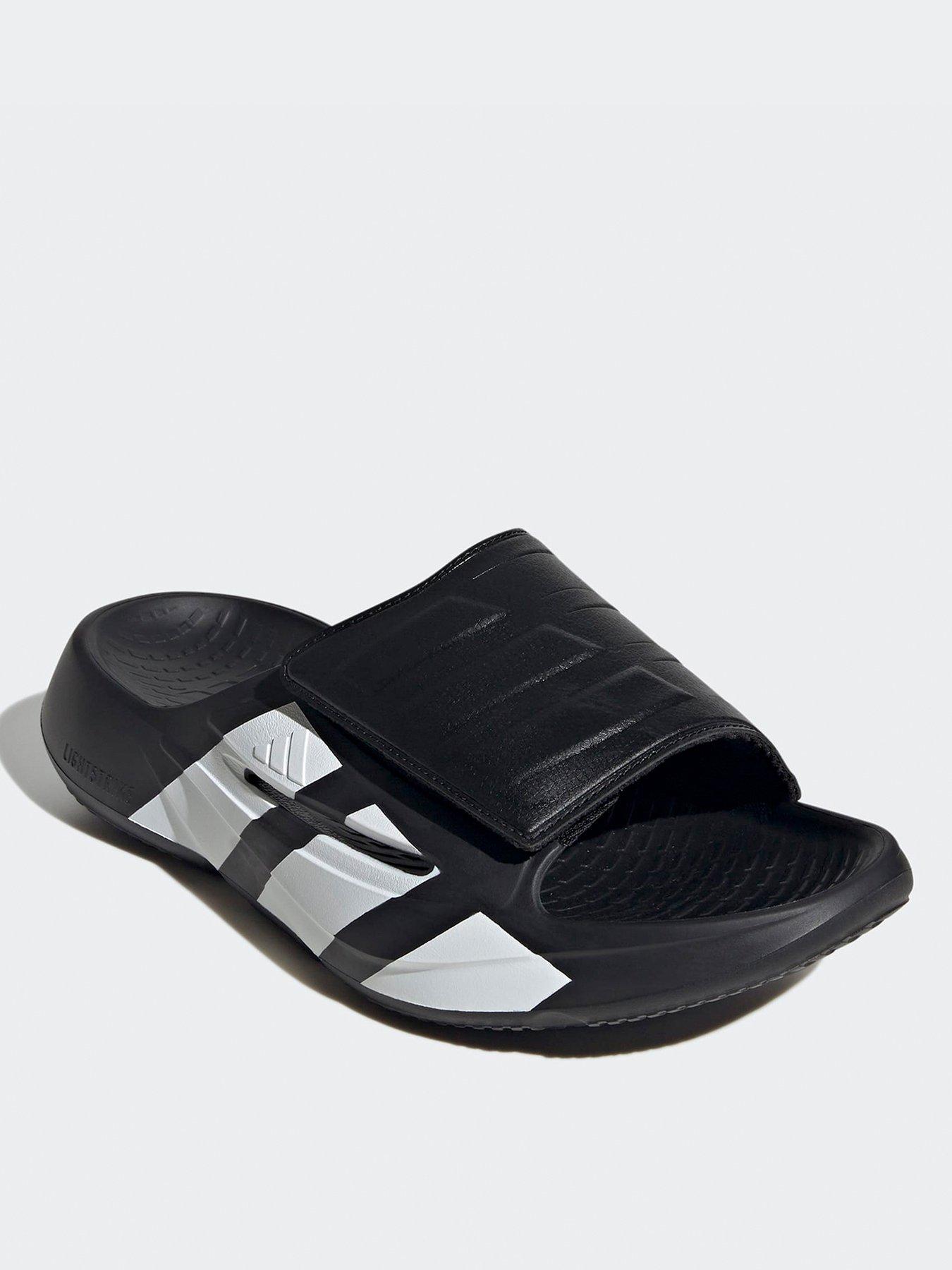 Image 2 of 7 of adidas Sportswear Unisexx Lightblaze Slide Slides - Black