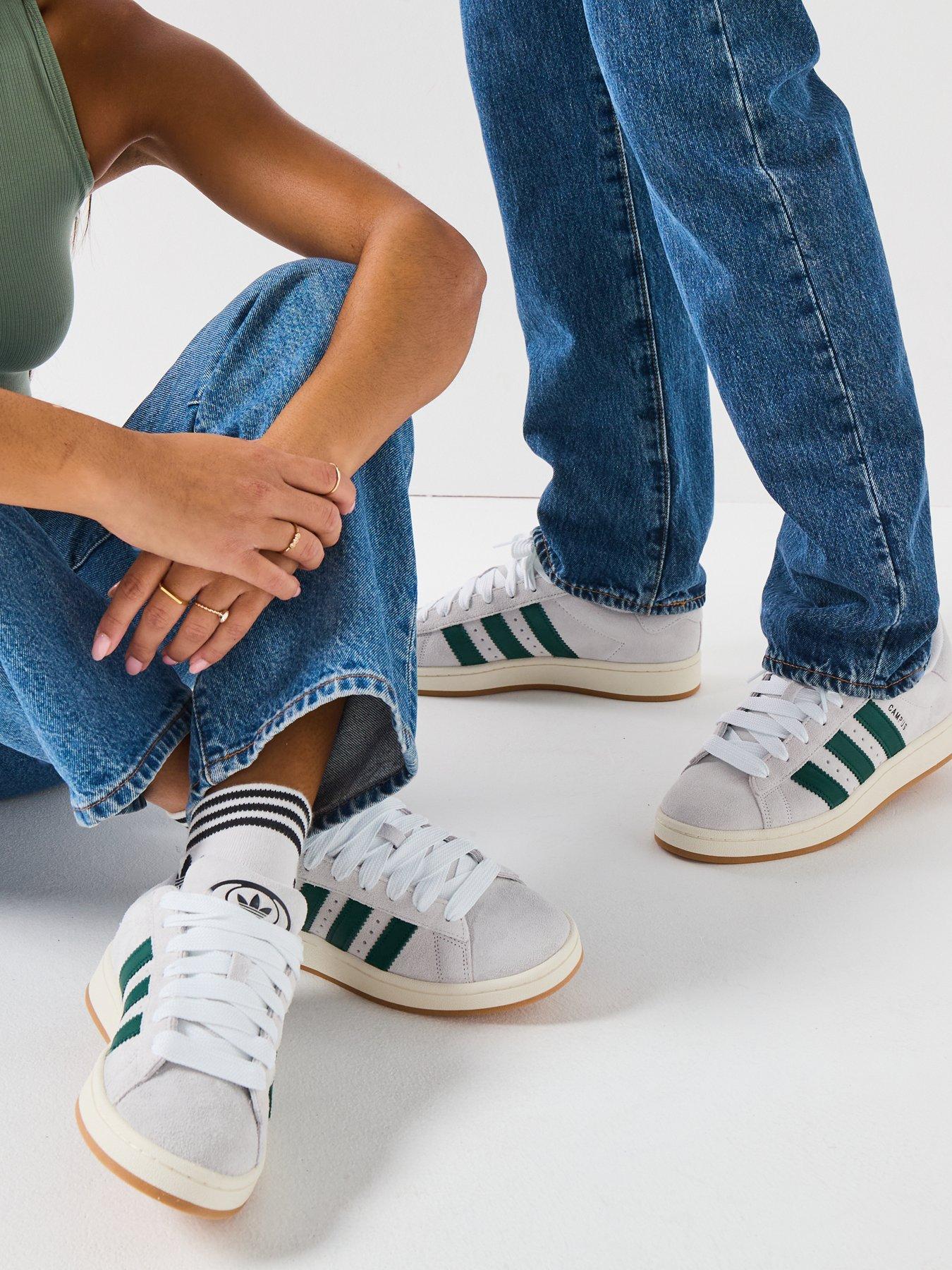undefined Unisex Campus 00s Trainers - Off White /Green