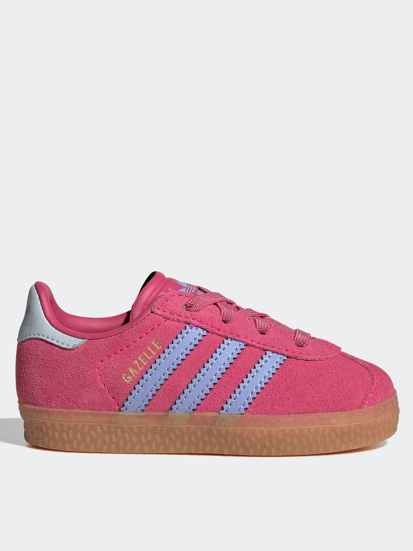 Image 1 of 7 of adidas Originals Infant Gazelle Trainers - Pink