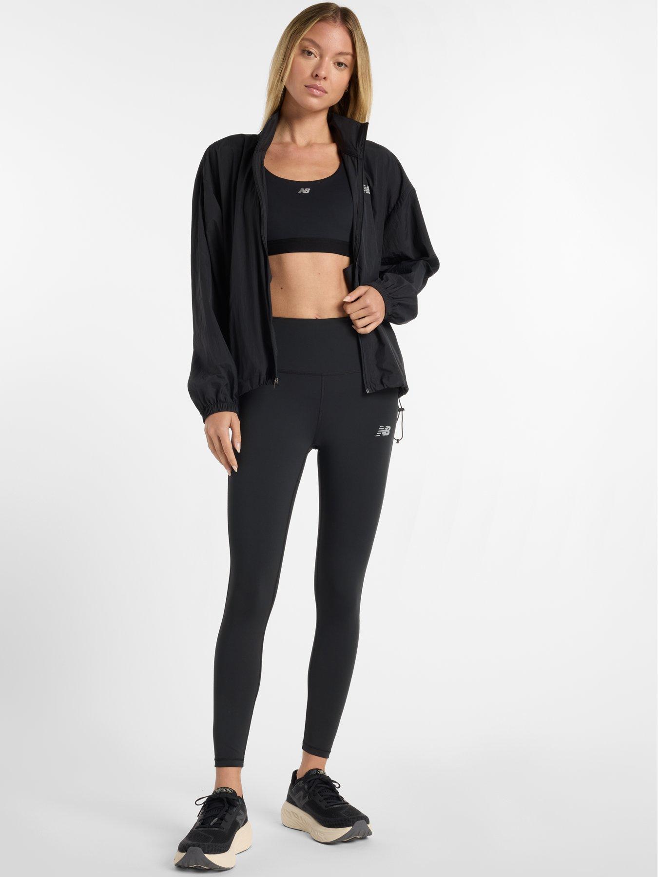 Image 3 of 6 of New Balance Womens Running Sleek 25Inch High Rise Tights - Black