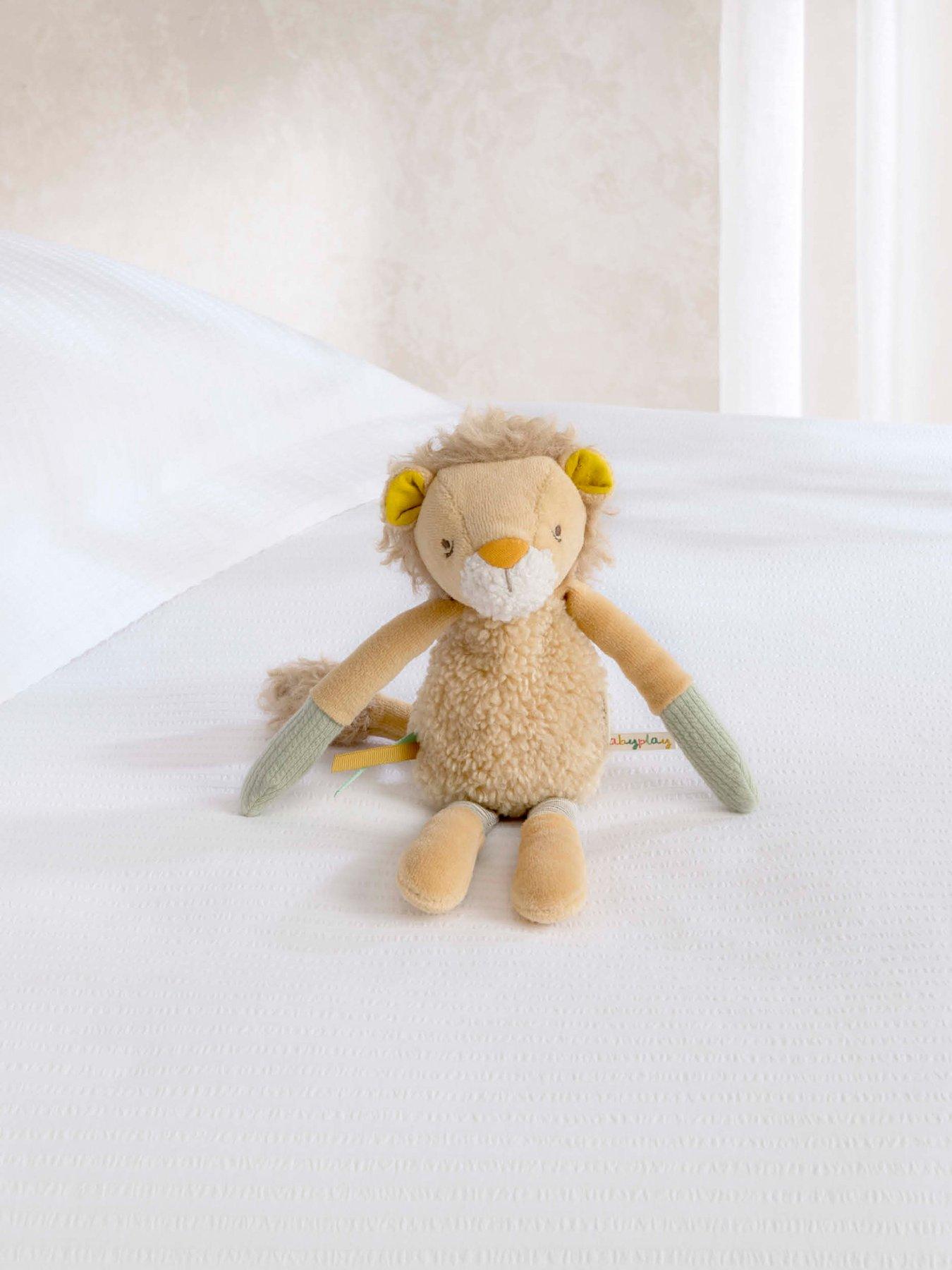Mamas & Papas Born to be Wild Activity Beanie Toy - Lenny Lion