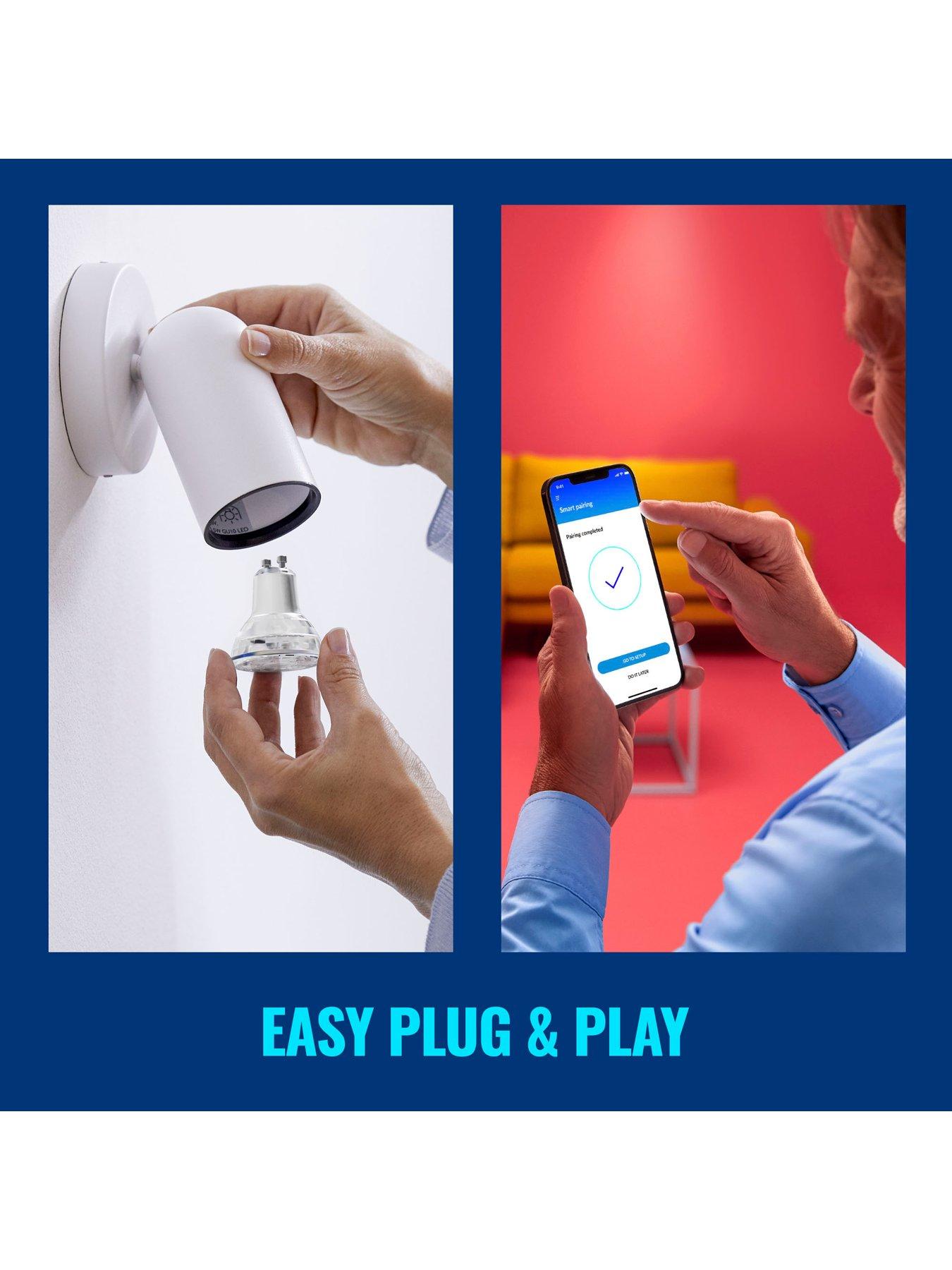  image of philips-wiz-wi-fi-ble-50w-gu10-glass-922-65-rgb2pf6