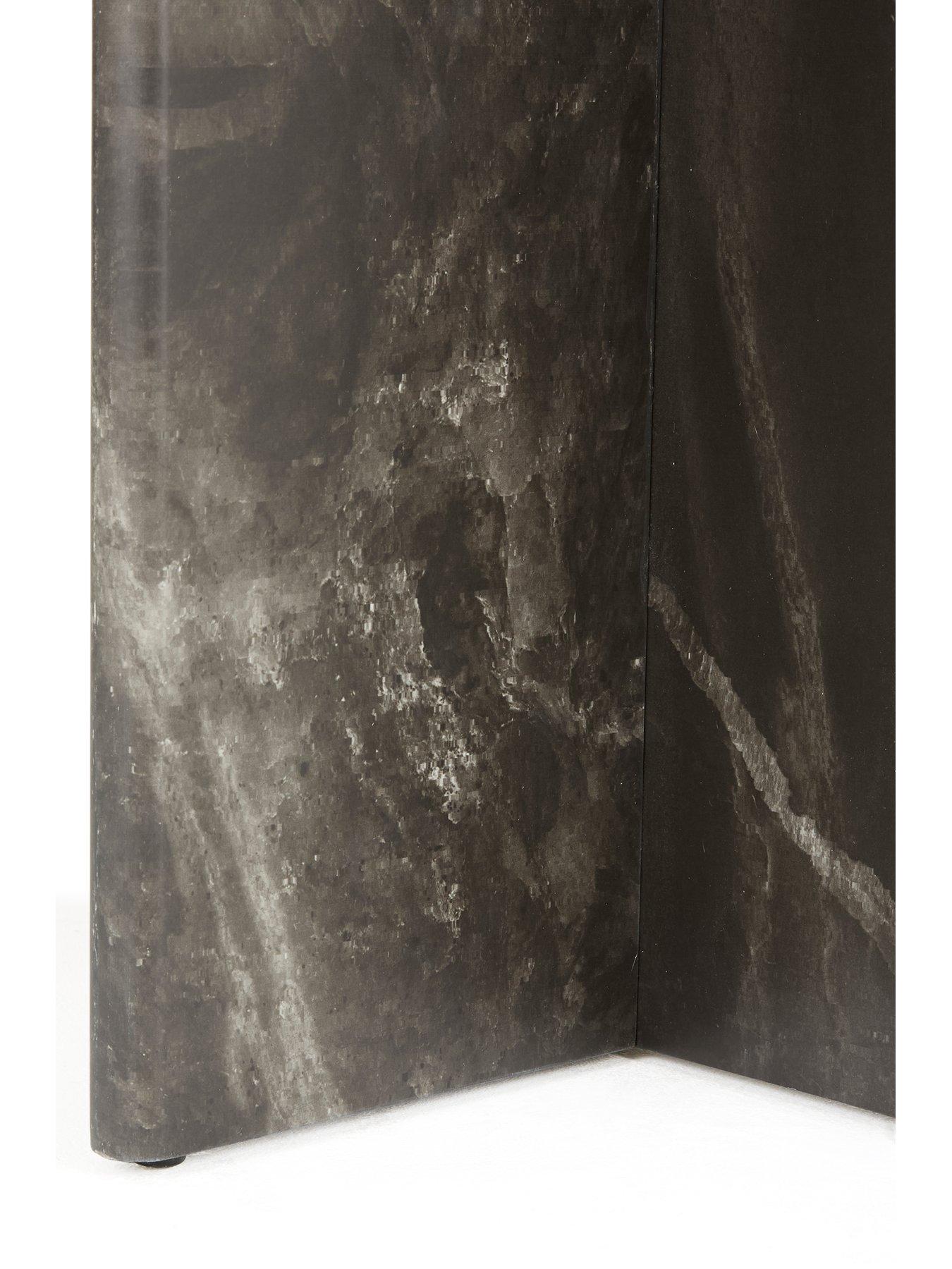 Image 4 of 6 of Very Home Bloc Stone Effect Console Table - Charcoal - FSC&reg; Certified