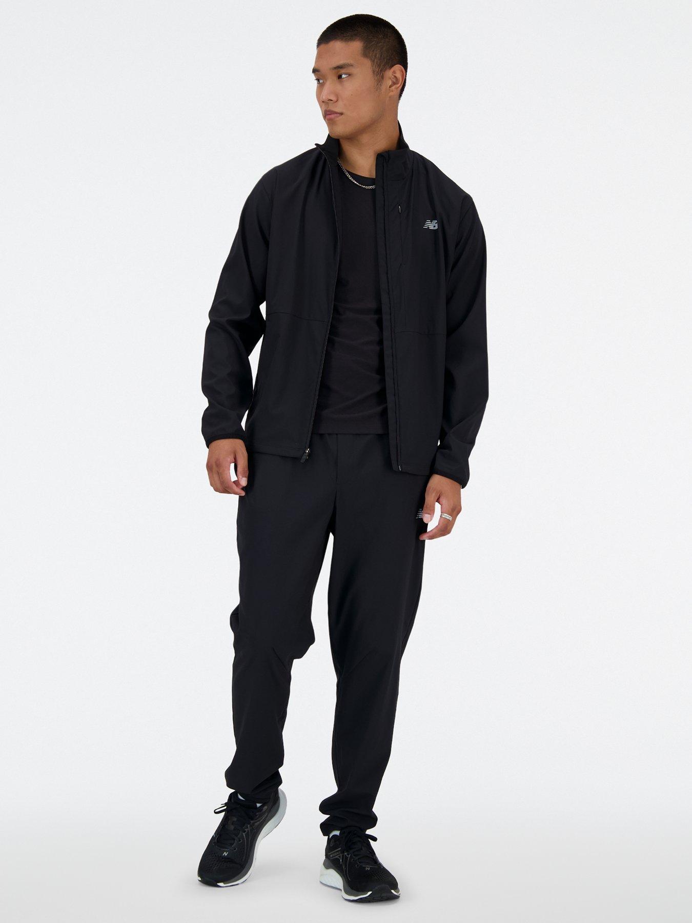 Image 3 of 6 of New Balance Mens Training Stretch Woven Jacket - Black