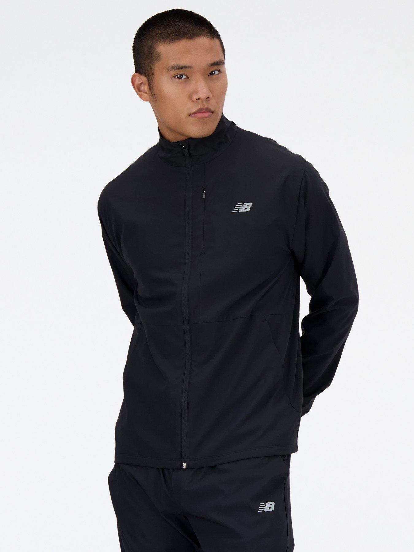 Image 4 of 6 of New Balance Mens Training Stretch Woven Jacket - Black